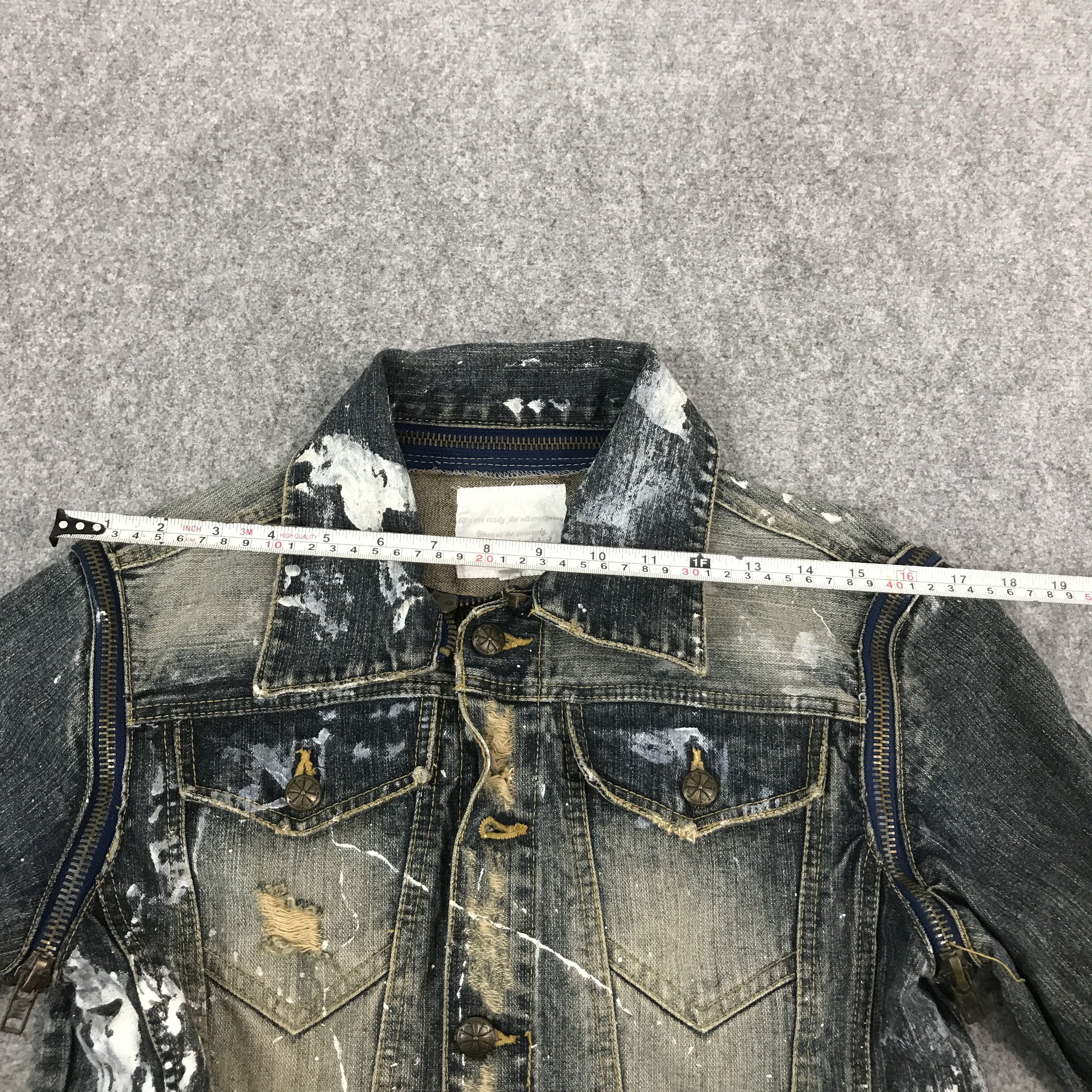 Japanese Brand japanese brand Distressed denim pink button jacket Size US M / EU 48-50 / 2 - 9 Thumbnail