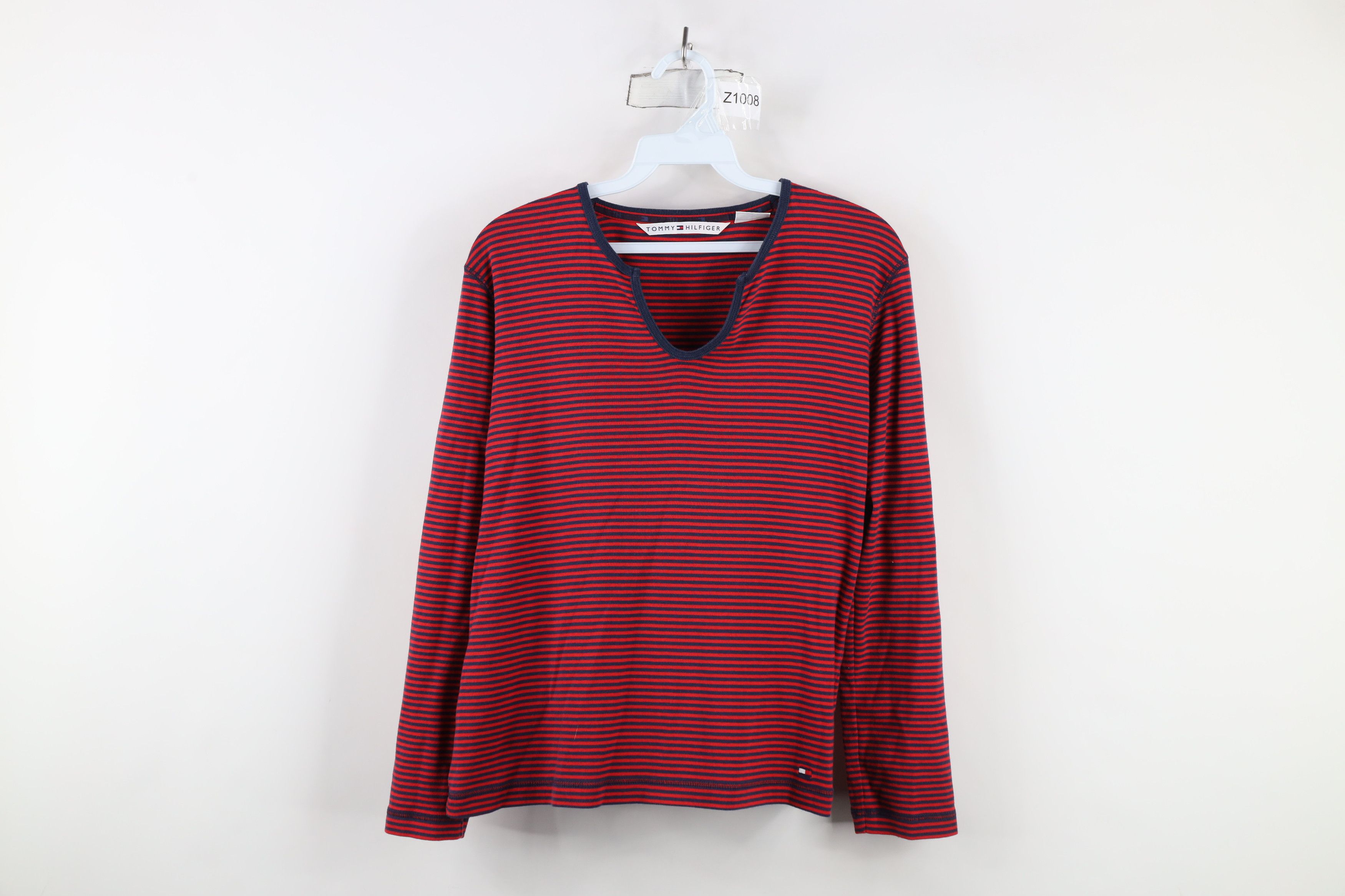 Tommy Hilfiger × Vintage Vintage Y2K Tommy Hilfiger Babydoll Long Sleeve T-Shirt Size L / US 10 / IT 46 - 1 Thumbnail