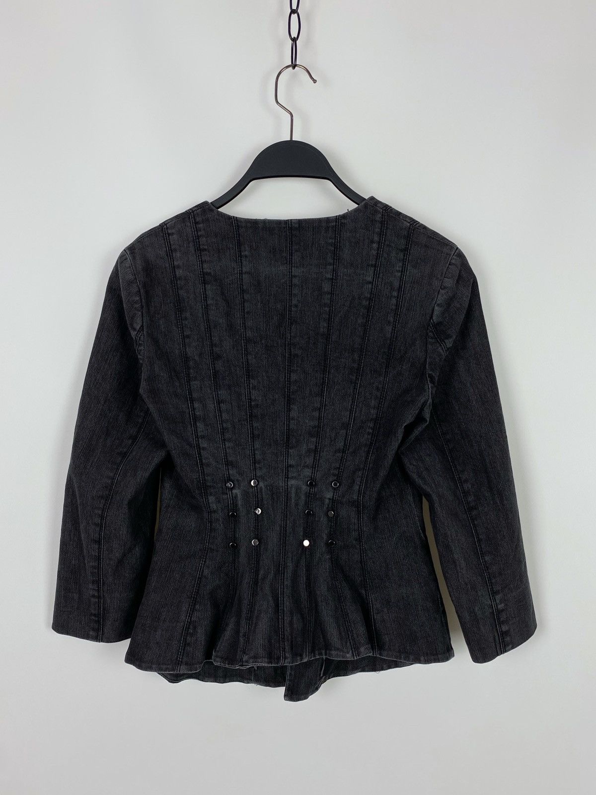Adolfo Dominguez Adolfo Dominguez Costura Denim Jacket Size XS / US 0-2 / IT 36-38 - 7 Thumbnail