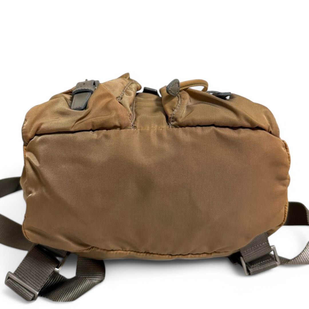 Prada Prada - Orange Nylon Backpack Rucksack Travel Luggage Size ONE SIZE - 5 Thumbnail