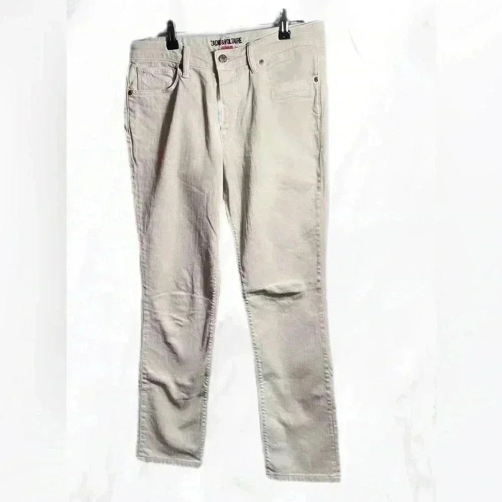 Zadig & Voltaire Zadig & Voltaire trendy cream lightweight 5 pckt jean Size US 29 - 2 Thumbnail