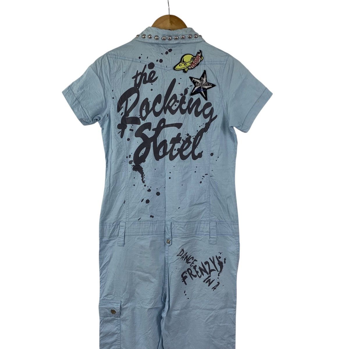 Japanese Brand JSG Japanese Brand Punk Bondage Short Sleeve Jumpsuit Jacket Size S / US 4 / IT 40 - 7 Thumbnail