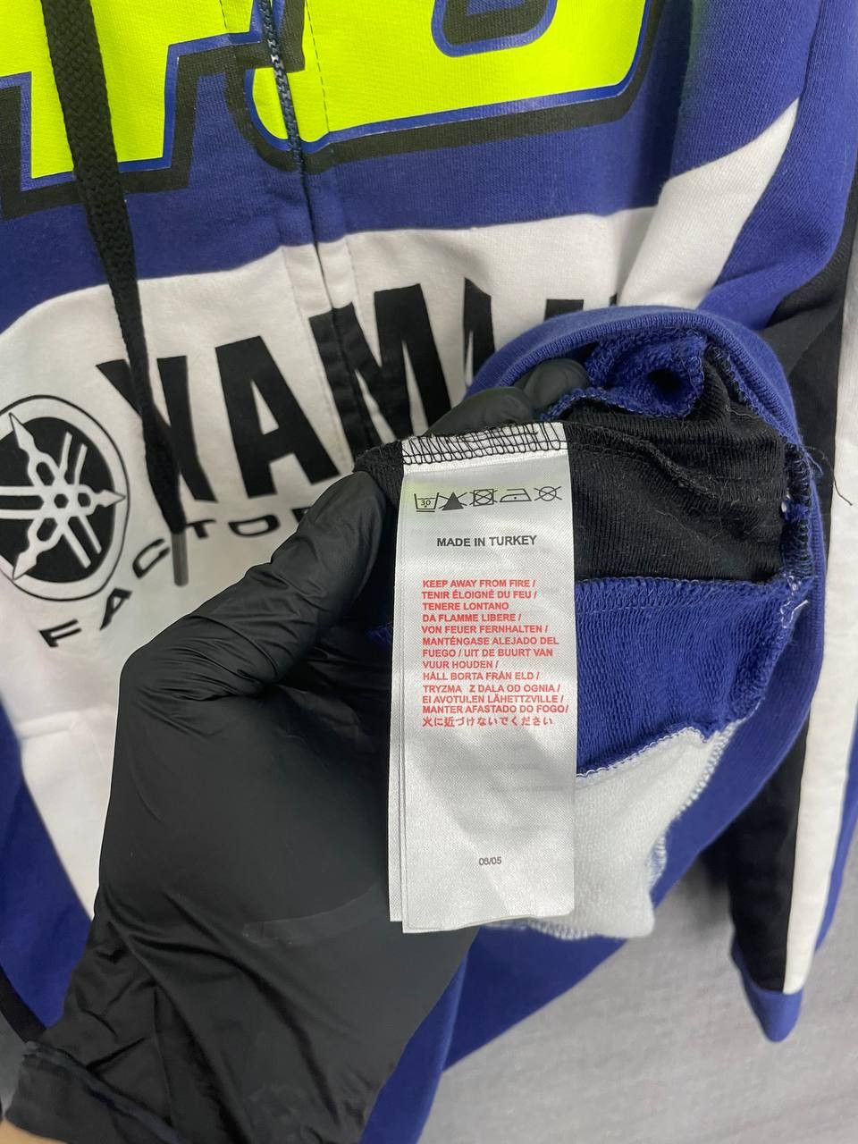 Other Vintage Y2k Yamaha Racing Hype Zip Hoodie The Doctor Rare Size US M / EU 48-50 / 2 - 9 Thumbnail