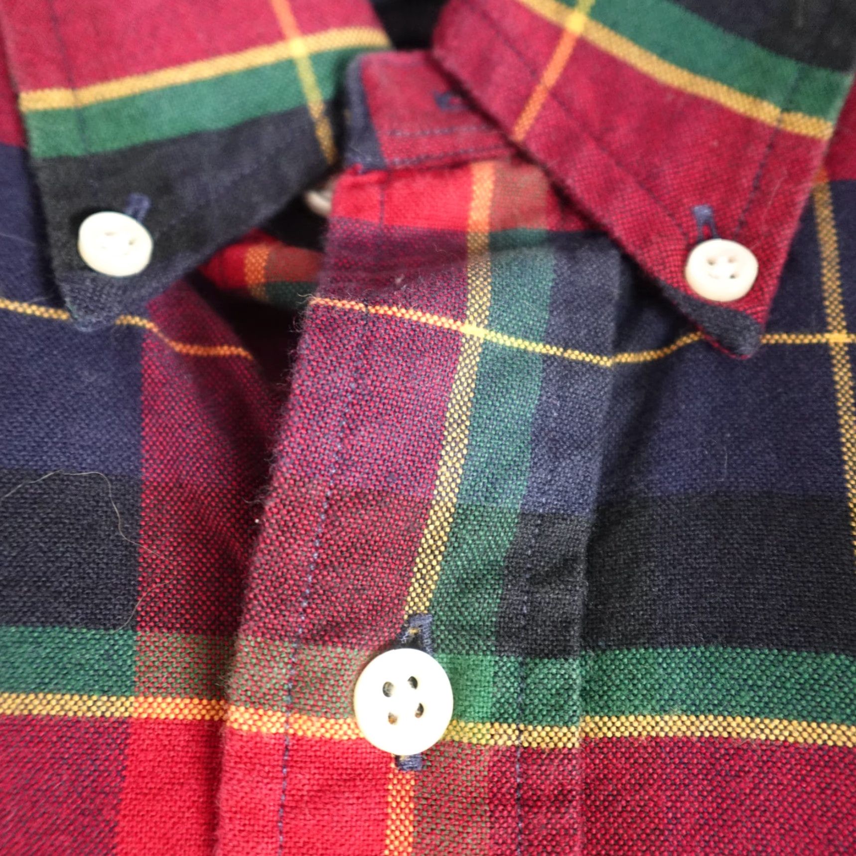 Polo Ralph Lauren Polo Ralph Lauren Shirt Large Blue Red Plaid Oxford OCBD Blake Yellow Lab Shirt Size US L / EU 52-54 / 3 - 3 Thumbnail