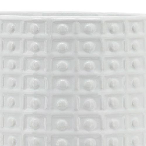 Designer × Homemade 8" DOTTED PLANTER W/ STAND, WHITE Size US L / EU 52-54 / 3 - 7 Thumbnail