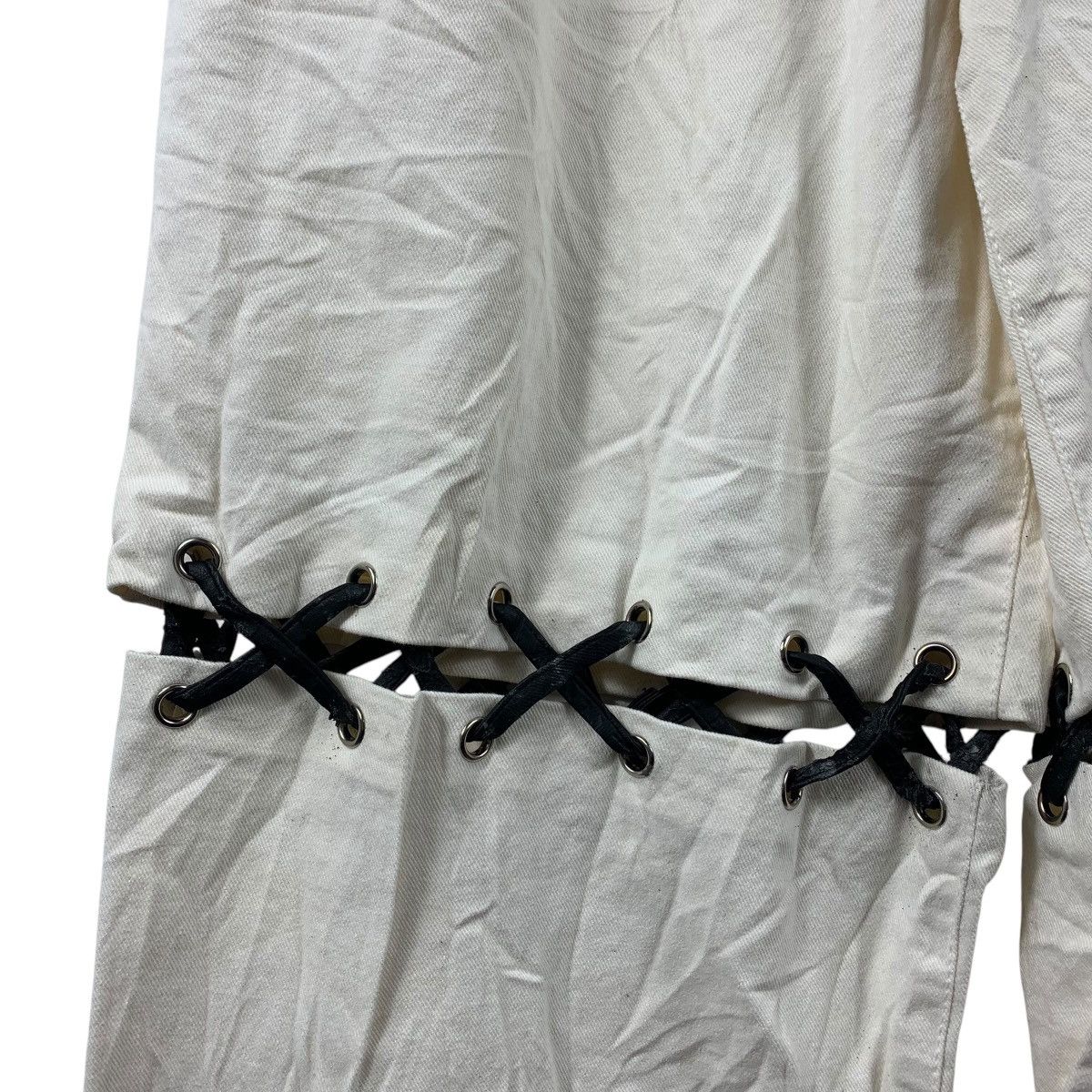 Designer × Japanese Brand RASVOA bowknot knee design baggy wide pants Size US 28 / EU 44 - 9 Thumbnail