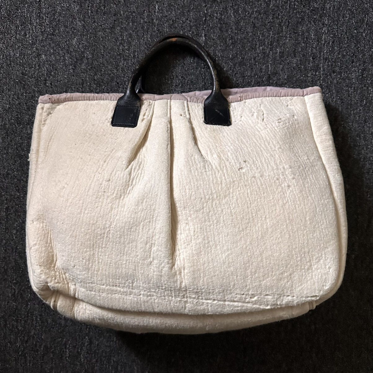 Comme des Garcons VINTAGE 80s/90s COMME DES GARCONS ARCHIVAL DISTRESSED BAG Size ONE SIZE - 4 Thumbnail
