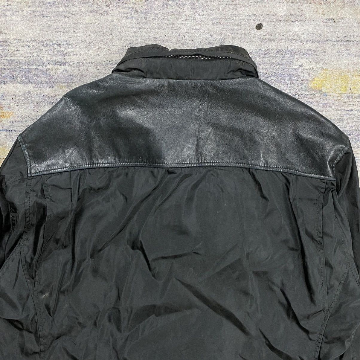 Prada jacket mix leather