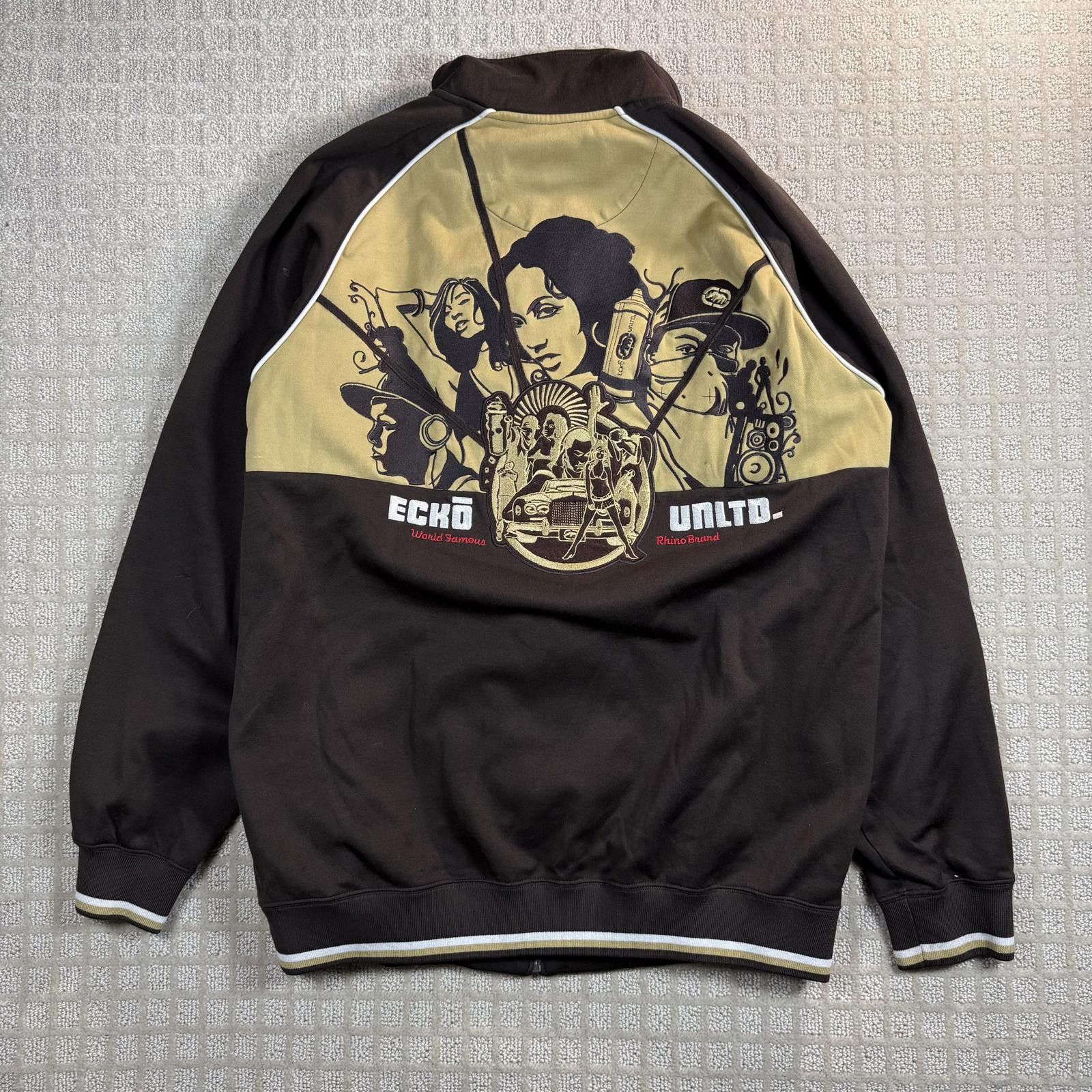 Ecko Unltd. Vintage Ecko Unltd Track Jacket Large Rhino Y2K Streetwear Size US L / EU 52-54 / 3 - 6 Thumbnail