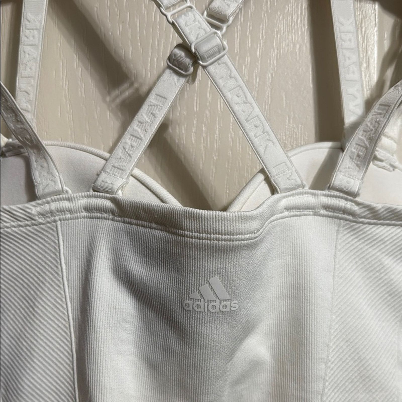 Ivy Park NWT IVY PARK x ADIDAS Core White Knit Catsuit Jumpsuit Size 28" / US 6 / IT 42 - 4 Thumbnail