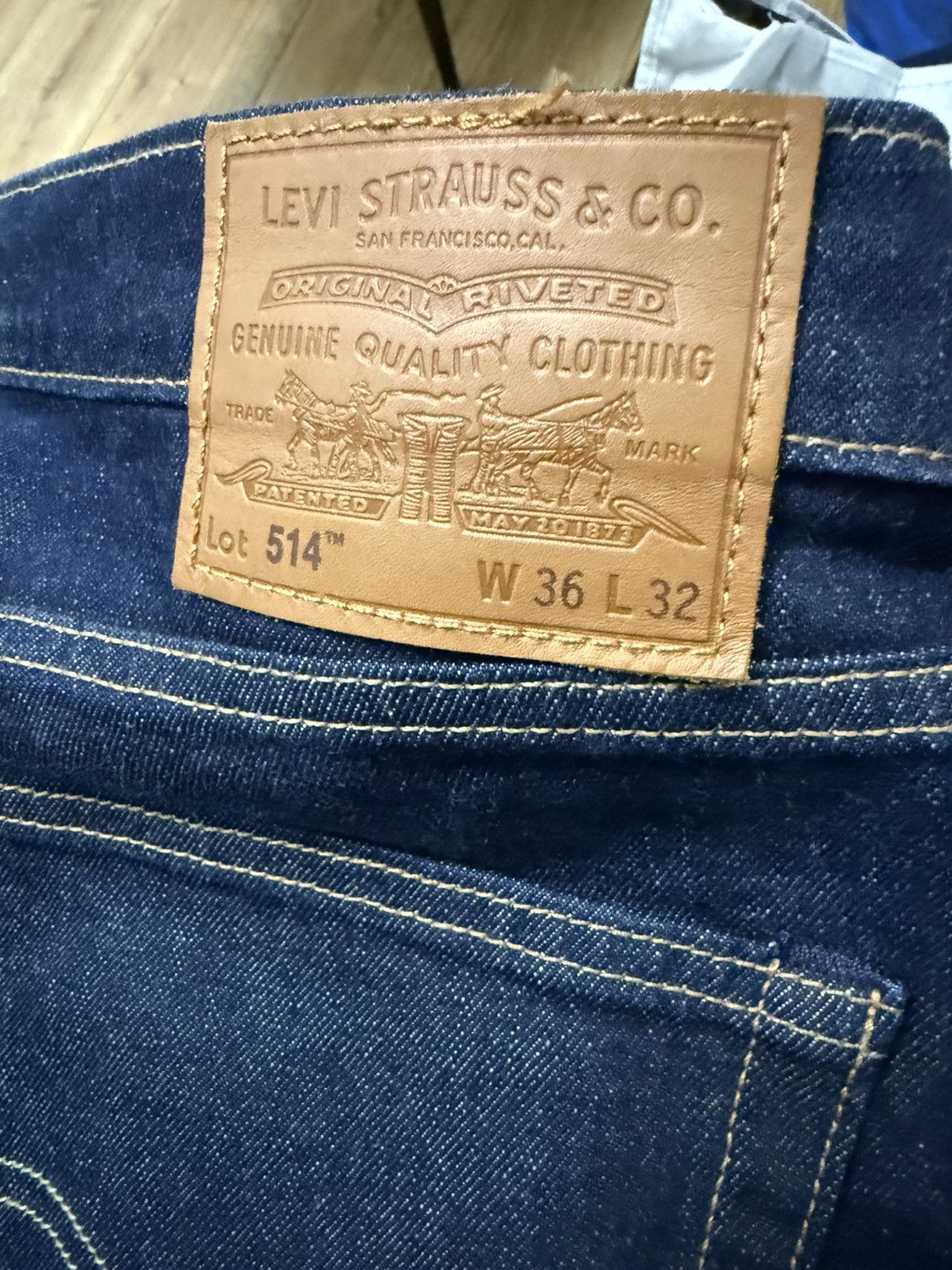 Jean × Levi's Levi’s 514 Straight Leg Jeans Pants Size US 36 / EU 52 - 3 Thumbnail