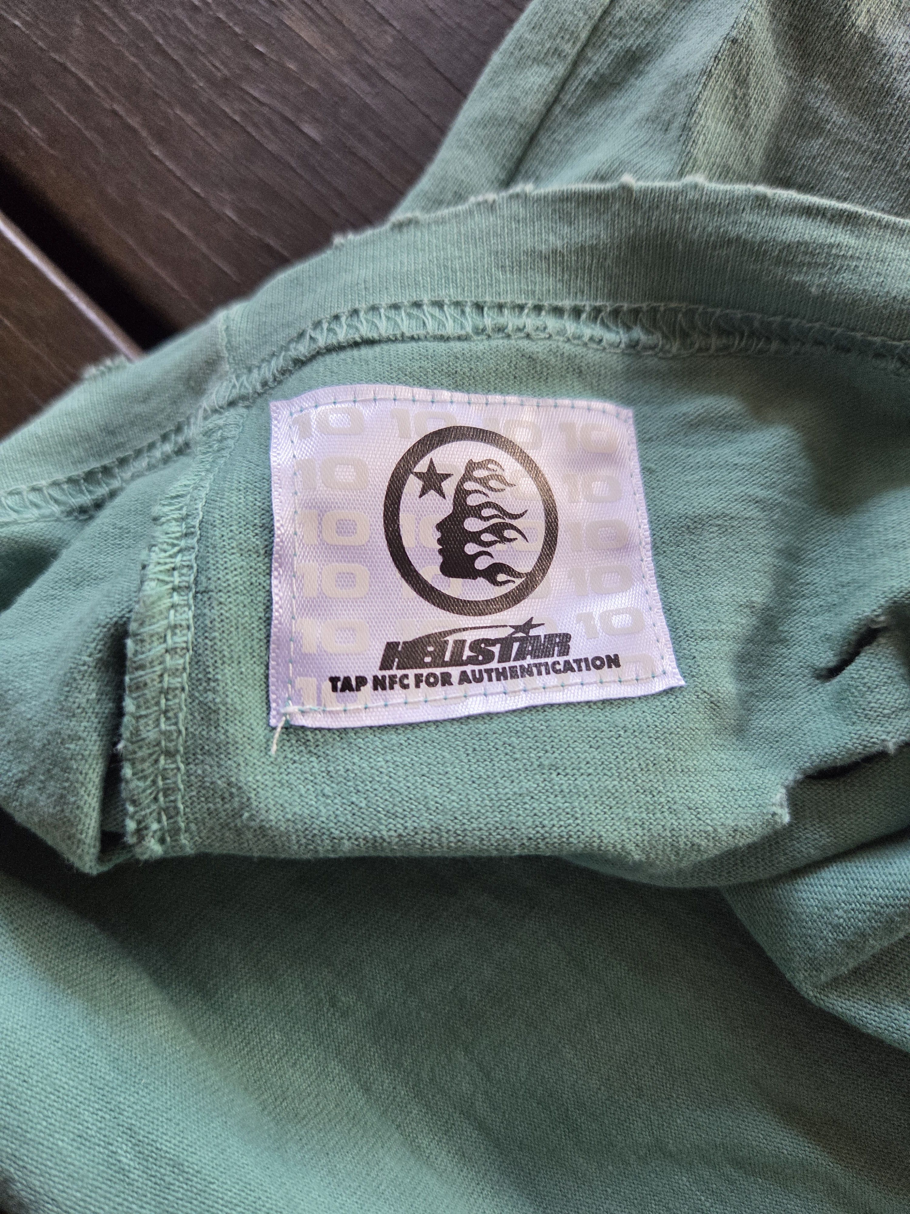 HELLSTAR Unreleased Hellstar Turquoise cracked print Capsule 10 shirt Size US S / EU 44-46 / 1 - 16 Thumbnail