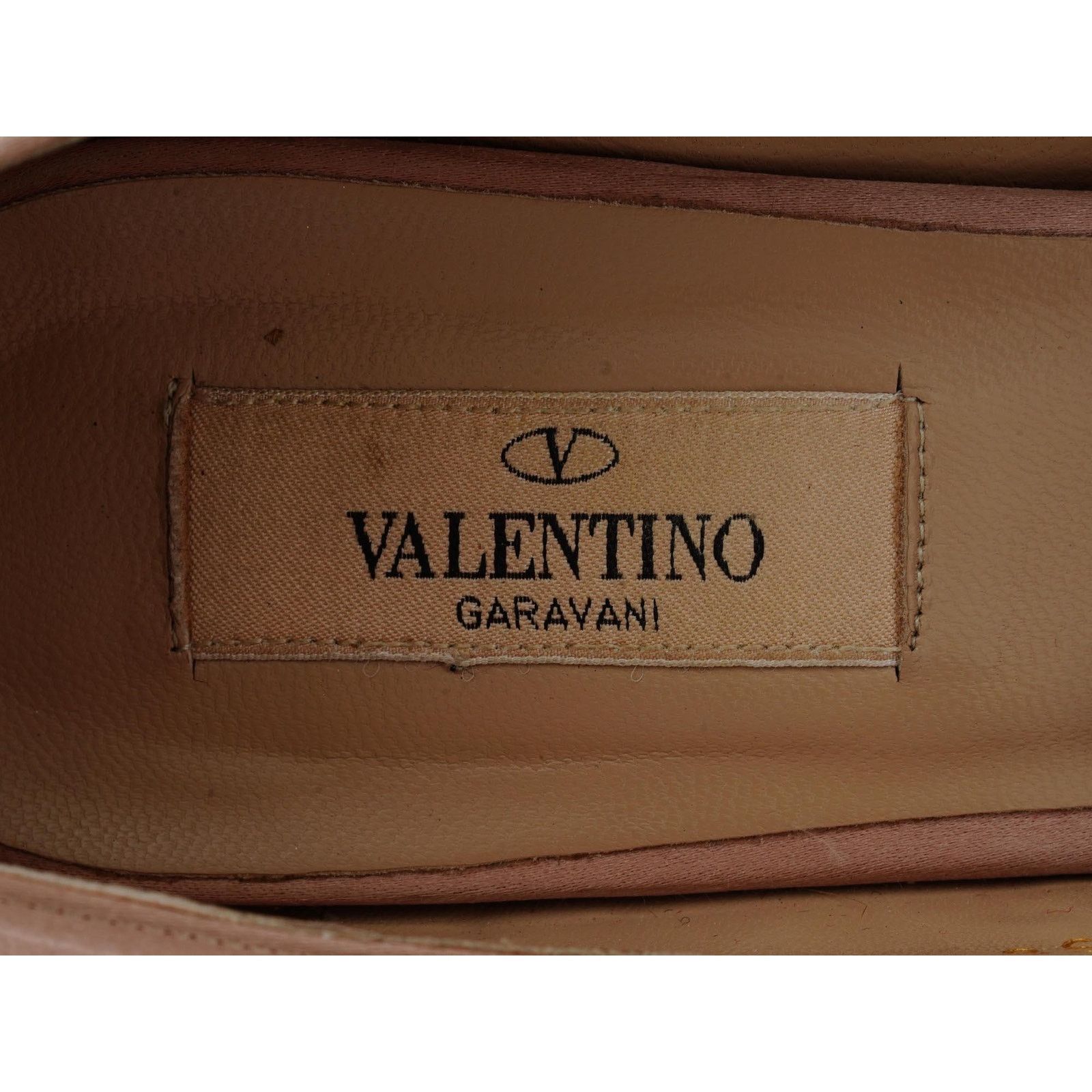Valentino VALENTINO Garavani Women's Pale Pink Rhinestone-Bow Pump Size US 7.5 / IT 37.5 - 7 Thumbnail