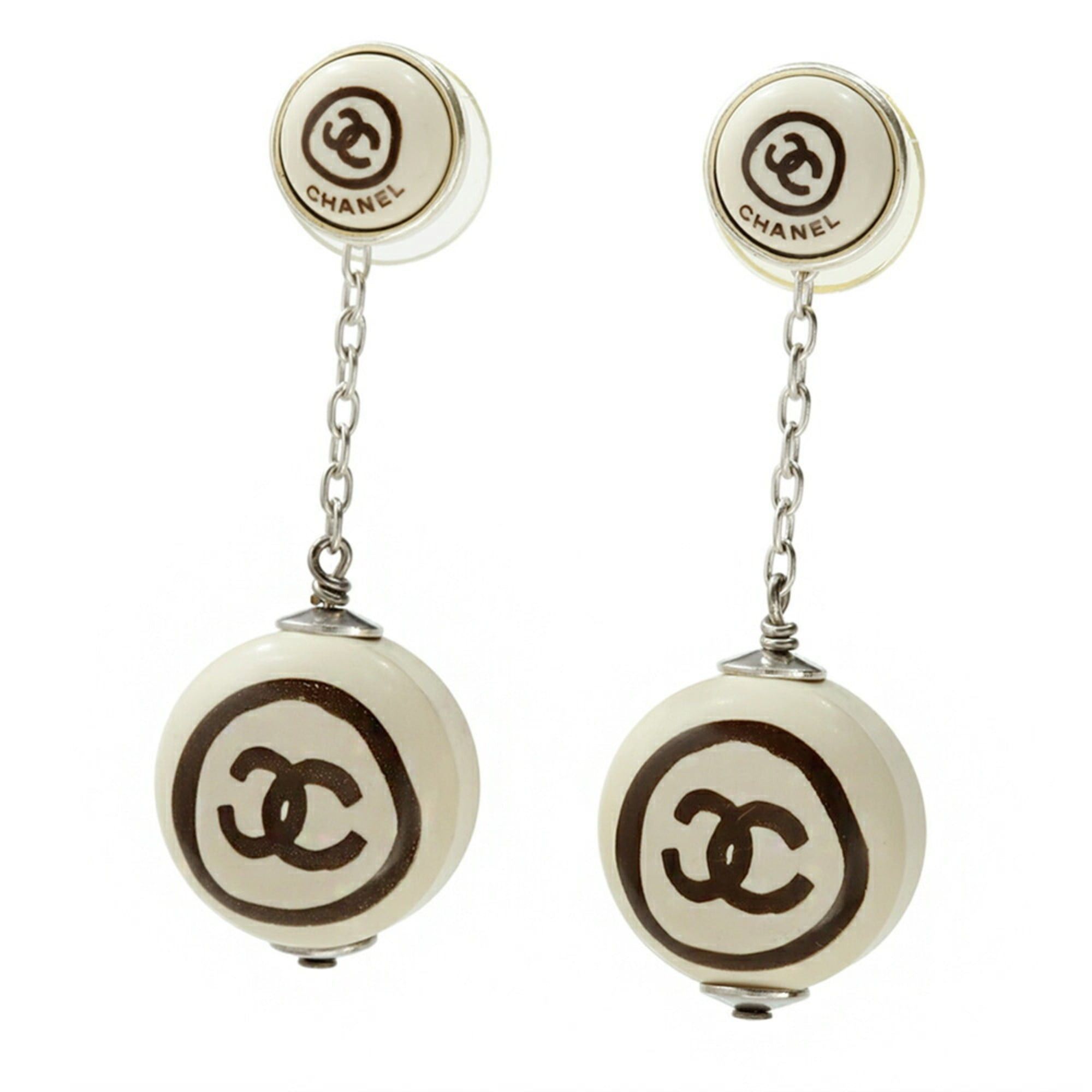 Chanel Chanel Coco Mark Earrings 00T Dancing Size ONE SIZE - 1 Thumbnail