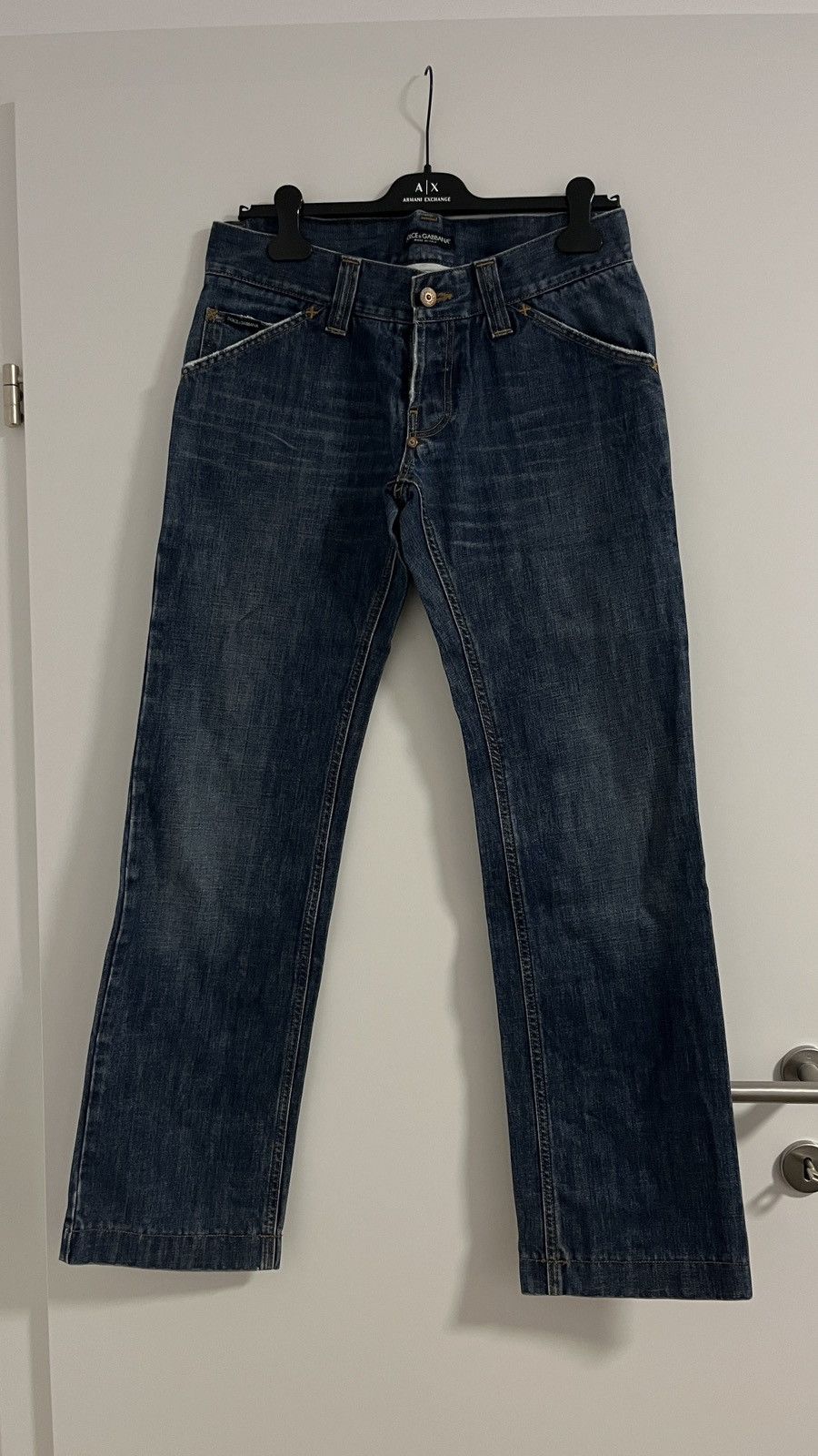 Dolce & Gabbana D&G Dark wash Baggy Jeans Size 32" / US 10 / IT 46 - 1 Thumbnail