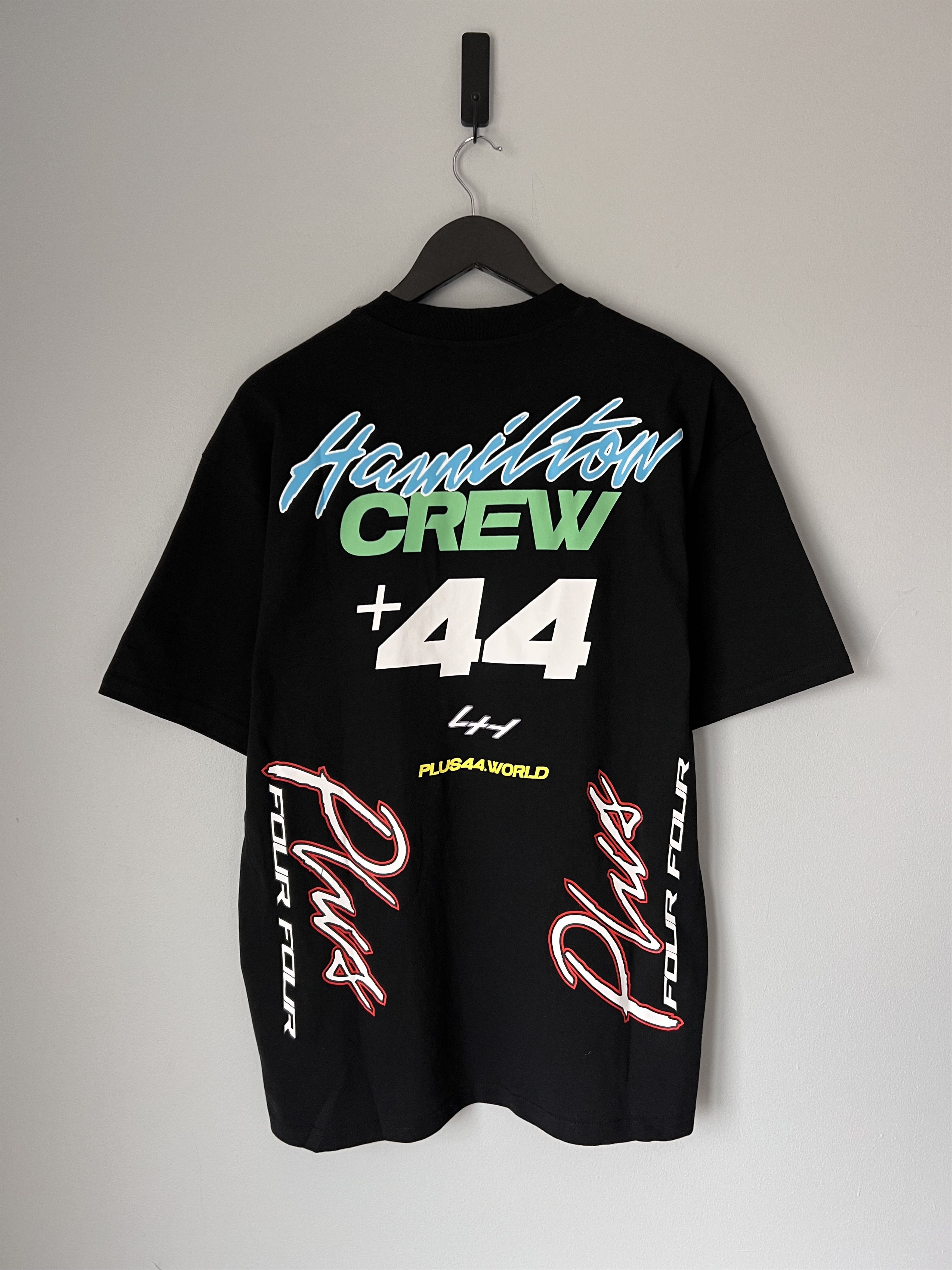 +44 +44 Lewis Hamilton Crew Tee in Black Size US XL / EU 56 / 4 - 3 Thumbnail