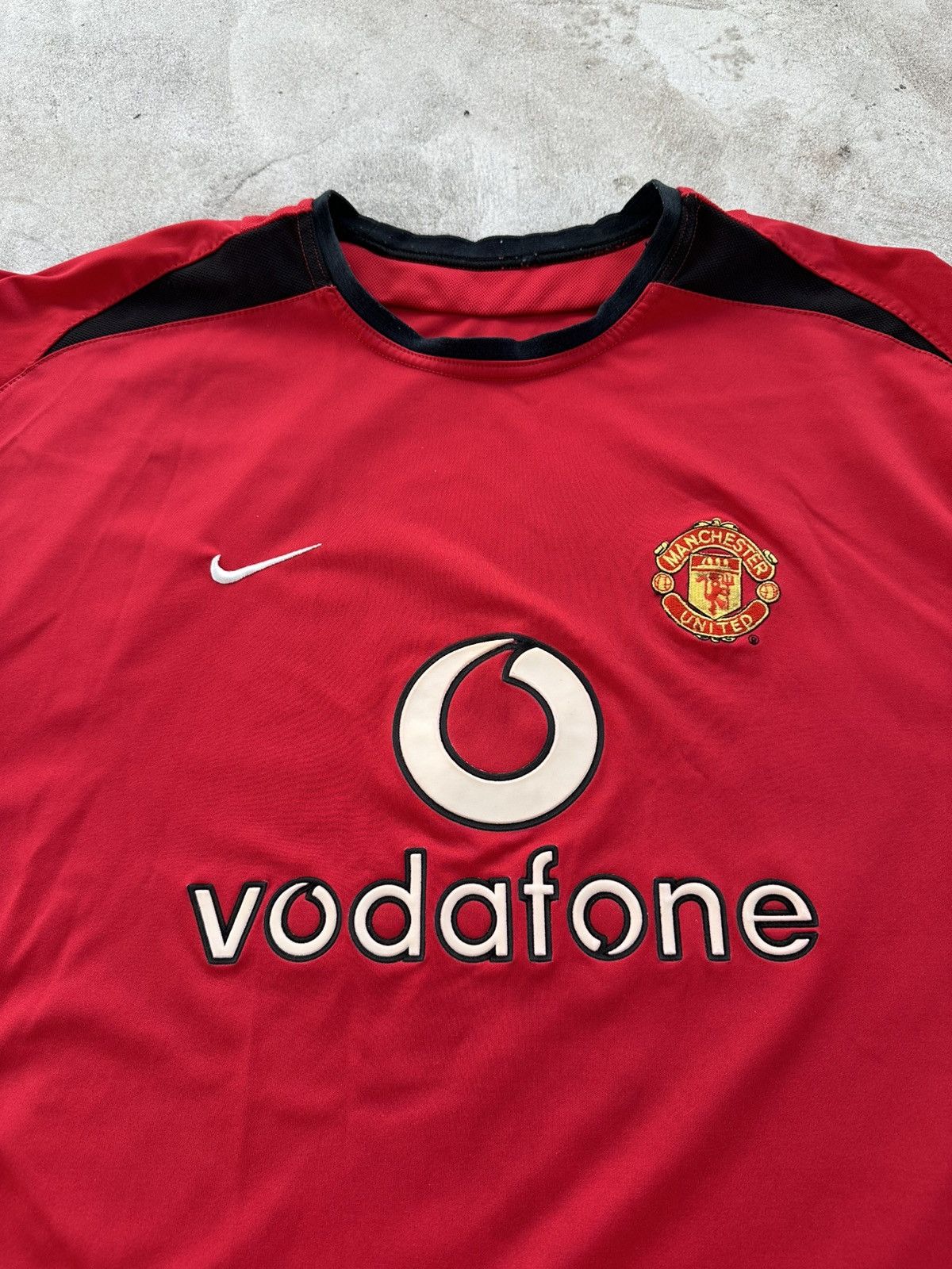 Nike Vintage T-Shirt Nike Manchester Vodafone Soccer Jersey L Size US L / EU 52-54 / 3 - 4 Thumbnail