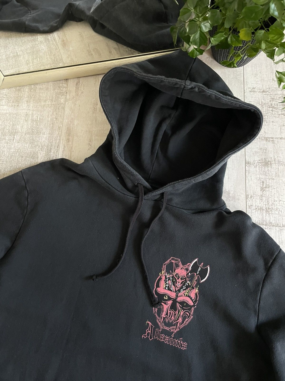 Allsaints Allsaints Devil Fire Skull Hoodie Oversized Fit Size US M / EU 48-50 / 2 - 7 Thumbnail