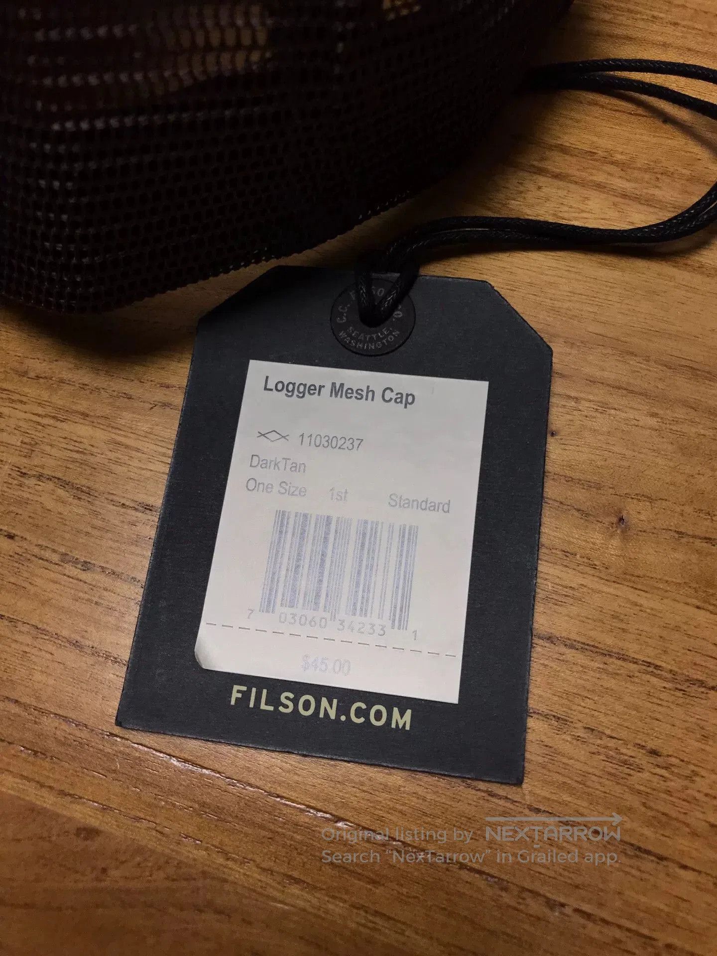 Filson Filson Oil Wax Canvas Mesh Cap. Size ONE SIZE - 7 Thumbnail