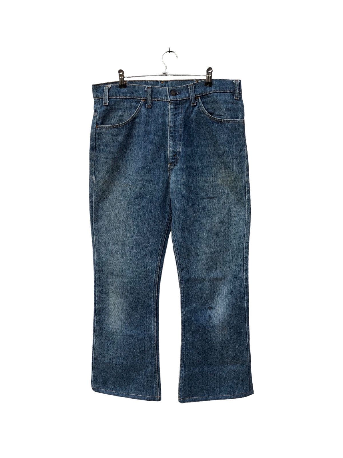 Levi's × Vintage Vintage Levi’s 555 Orange Tag Flared Bootcut Size US 34 / EU 50 - 1 Thumbnail