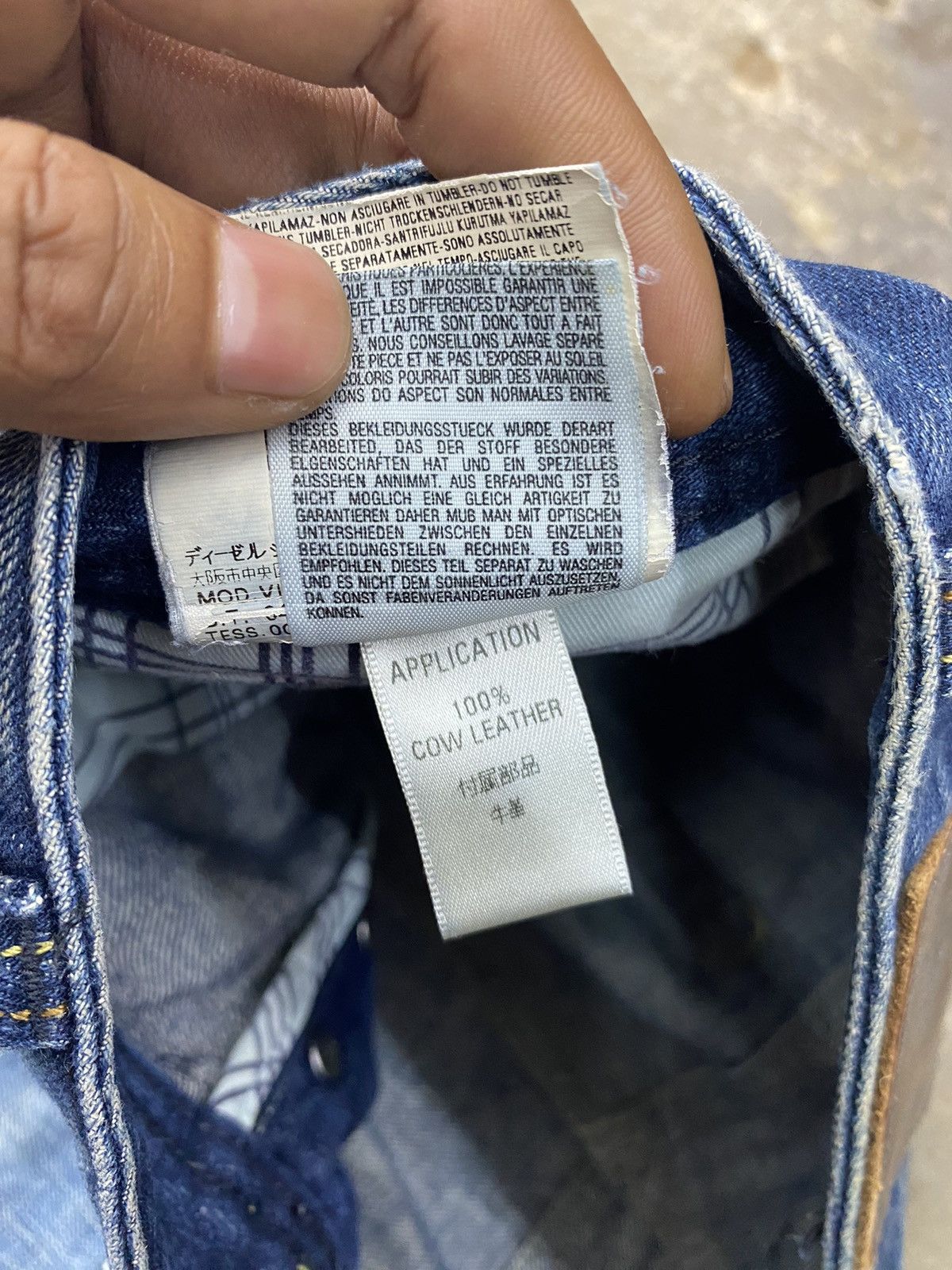 Diesel × Japanese Brand × Vintage Diesel industries blue jeans wash Size US 32 / EU 48 - 11 Thumbnail