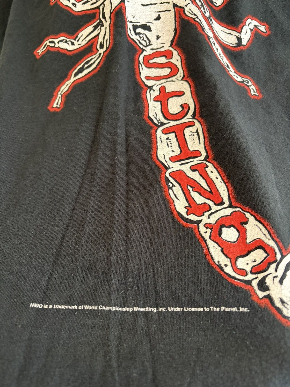 Vintage Vintage 1998 Sting + nWo Scorpion WCW Licensed Tee Black XL Size US XL / EU 56 / 4 - 4 Thumbnail