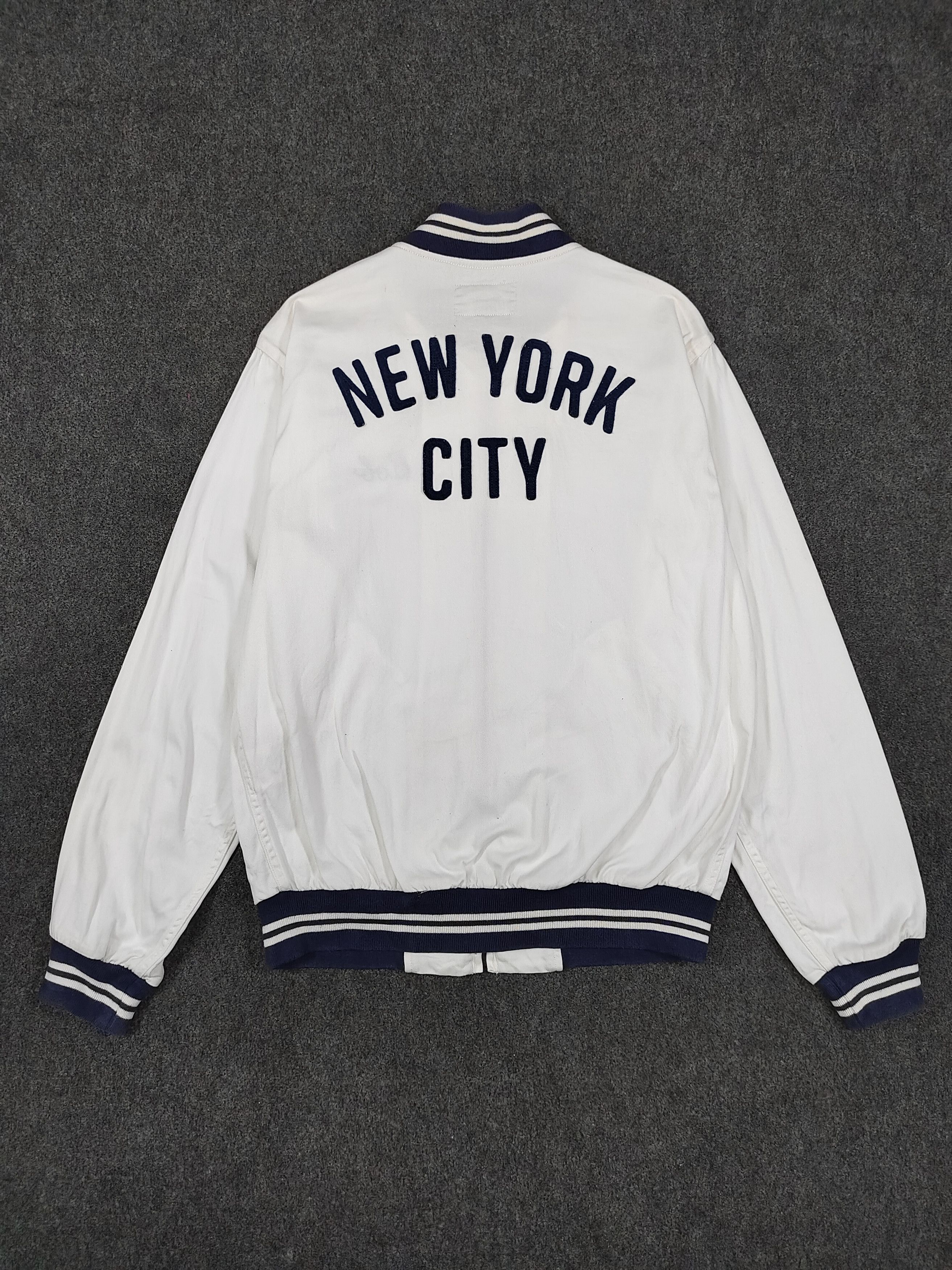 Toyo Enterprises Whitesville🔥Classic Ivy Athletic "New York" Varsity Bomber Size US S / EU 44-46 / 1 - 6 Thumbnail