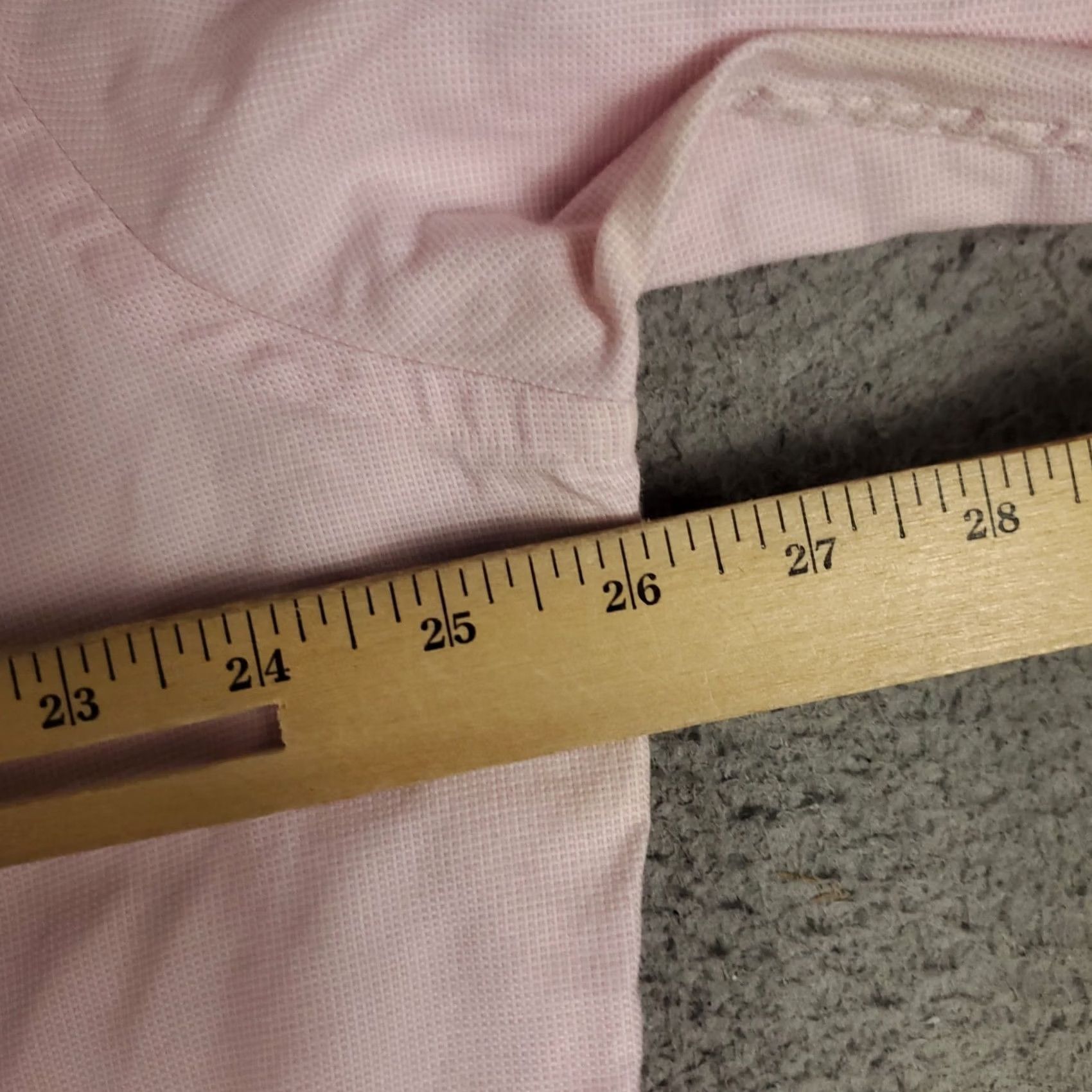David Donahue David Donahue Shirt Mens Size 18 Pink Dress Button Up Long Sleeve Shirt Size 48R - 7 Thumbnail
