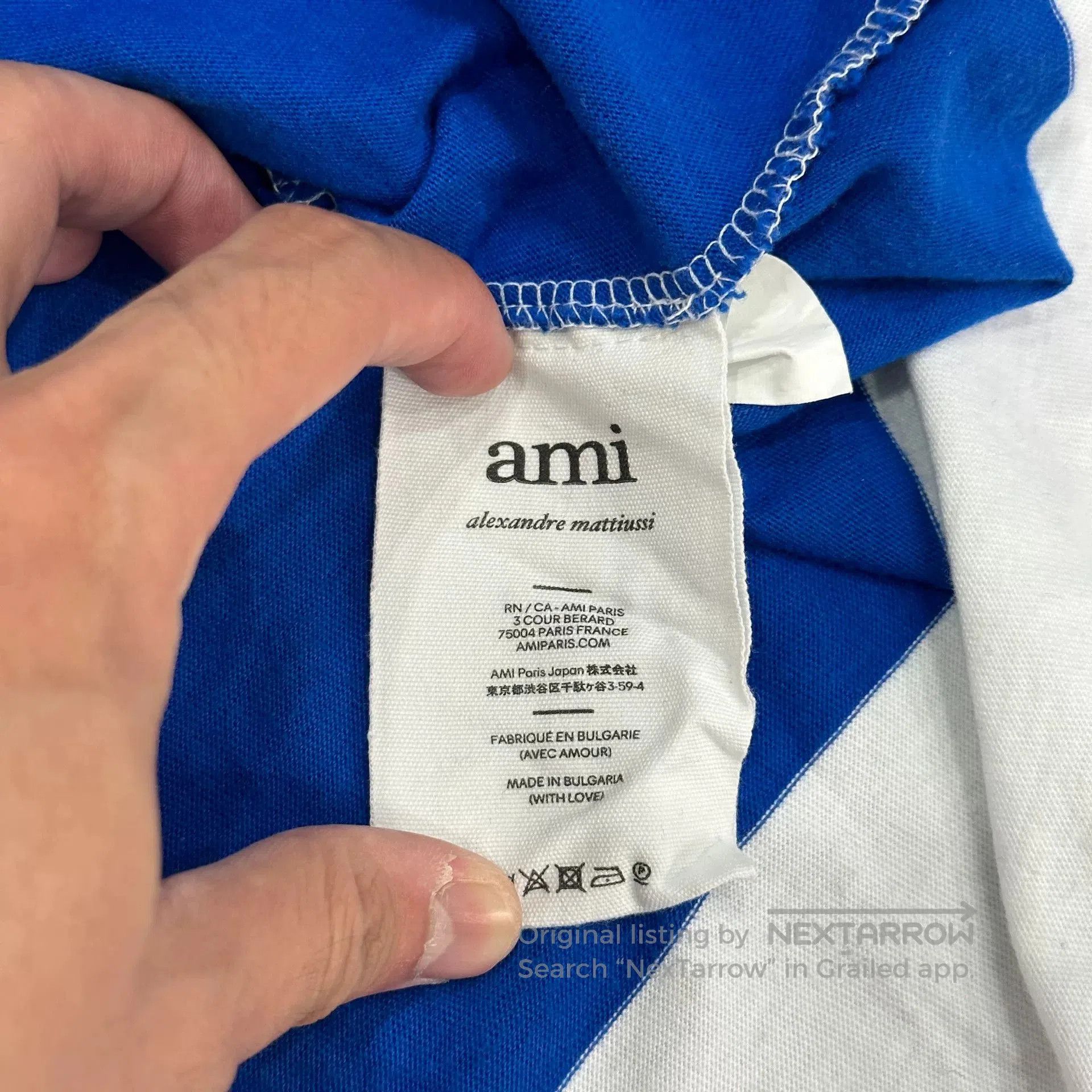 AMI AMI Heart Embroidered Long Sleeve Polo. Size US L / EU 52-54 / 3 - 5 Thumbnail