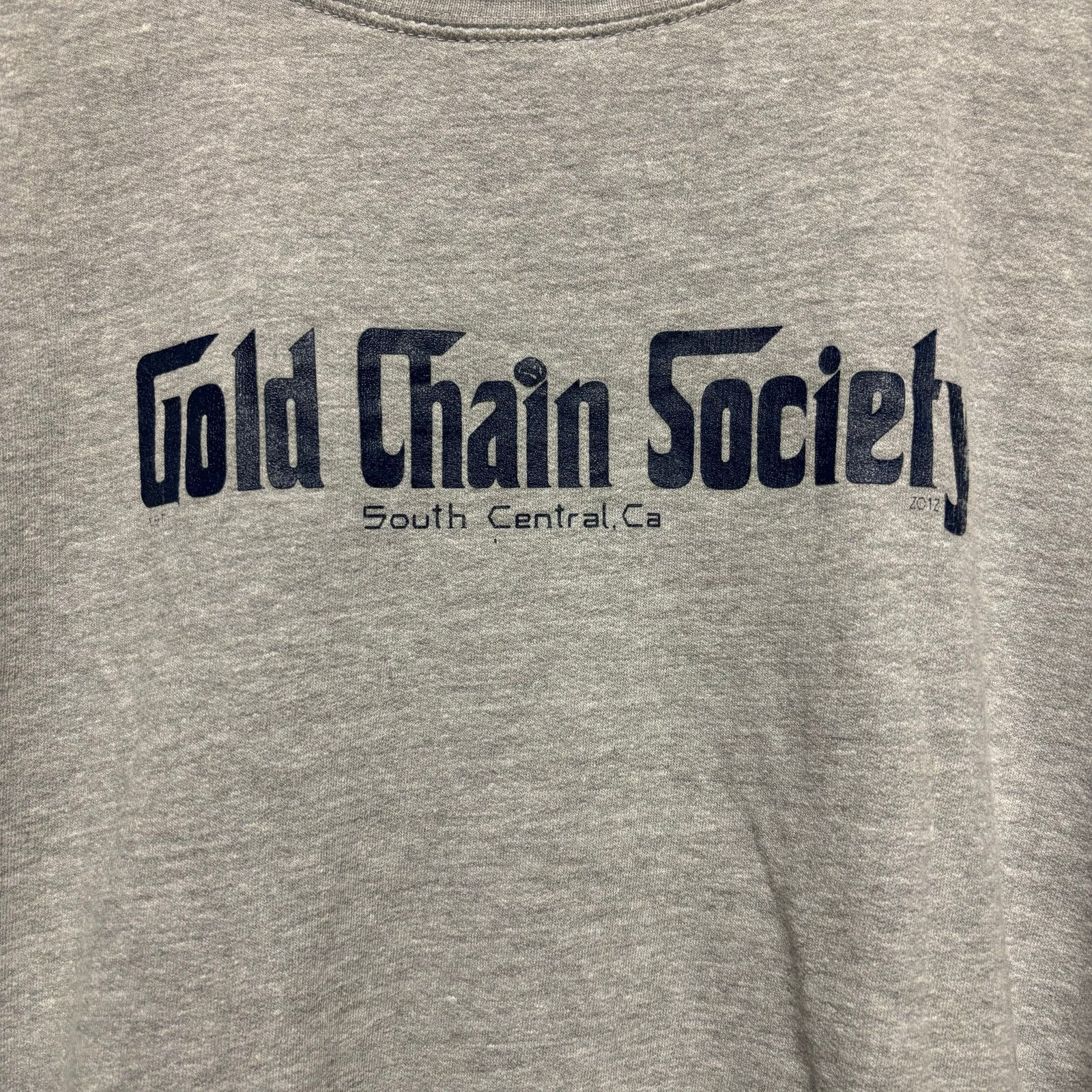 Other Gold Chain Society Crewneck Hoodie Block Letter Center Rap Size US S / EU 44-46 / 1 - 8 Thumbnail