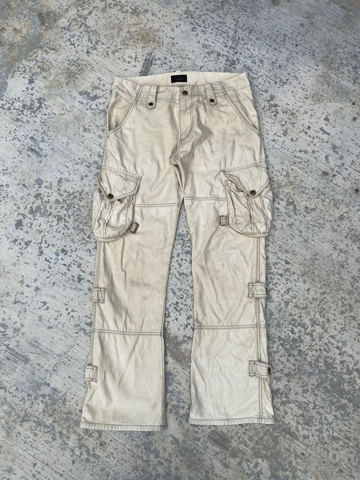 Tete Homme Distressed Tate Homme cargo pants Size US 31 - 1 Thumbnail