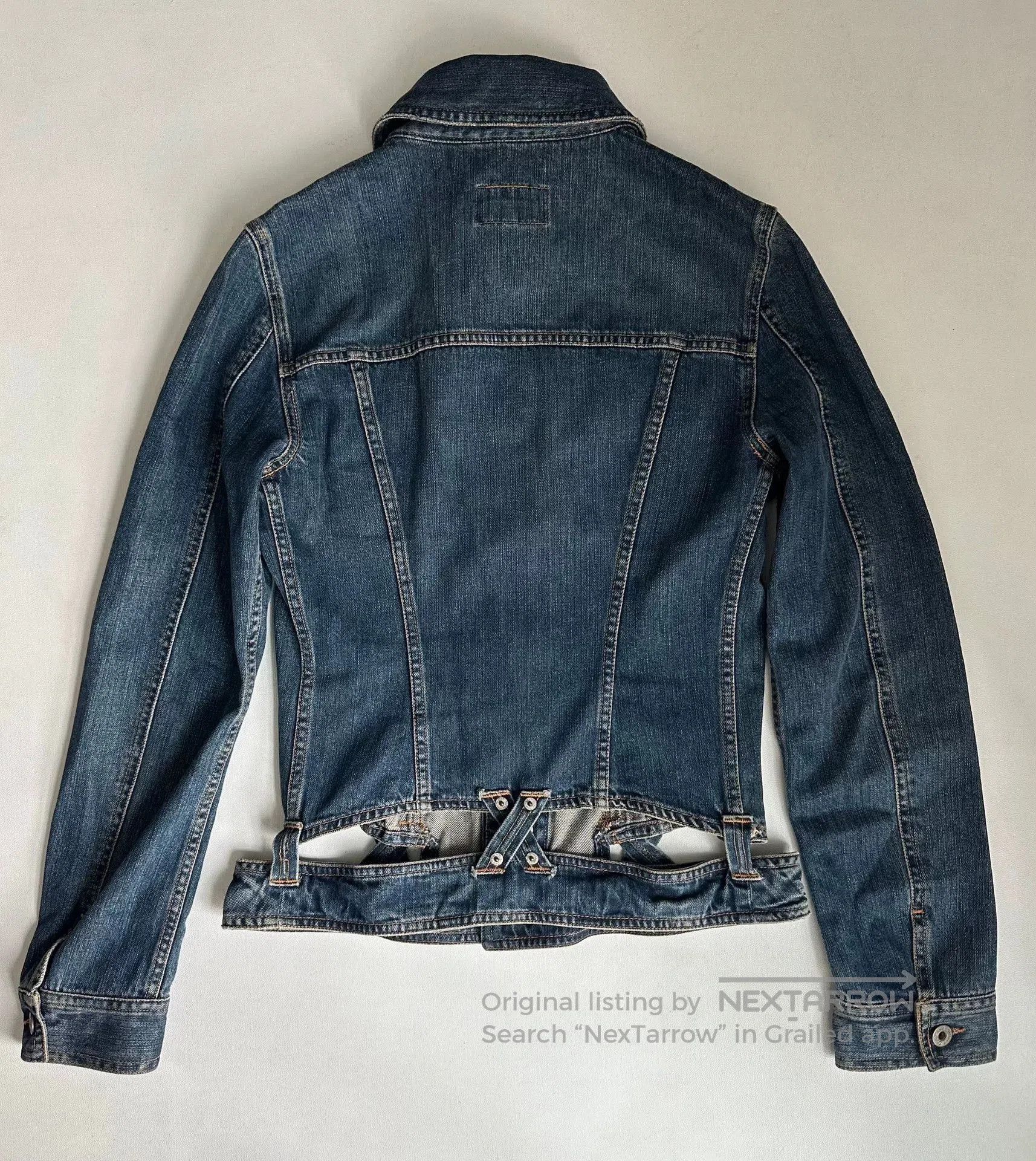 Dolce & Gabbana Dolce&Gabbana Denim Jacket with Cutout Design. Size US XS / EU 42 / 0 - 5 Thumbnail