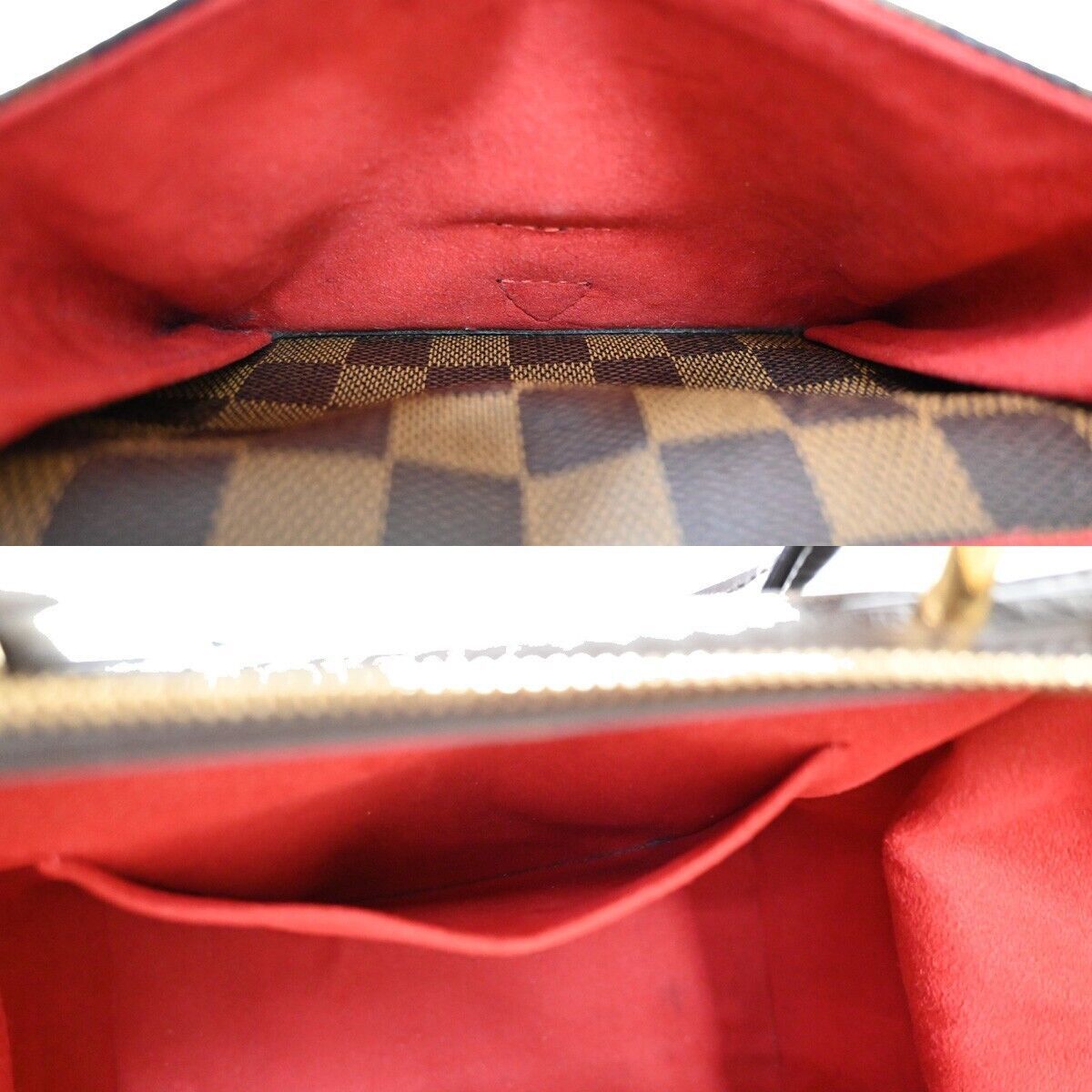 Louis Vuitton Louis Vuitton Knightsbridge Brown Canvas Handbag Size ONE SIZE - 8 Thumbnail