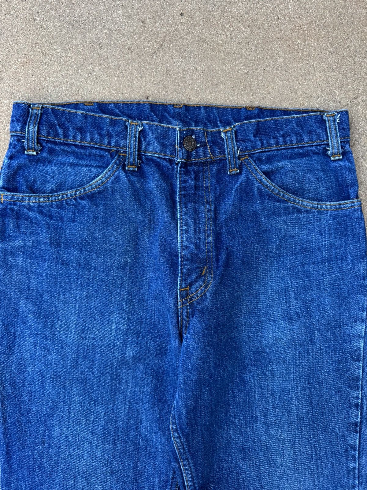 Levi's Vtg 80’s Levi’s 646 Orange Tab Bellbottom Flare Jeans 32x27 Size US 32 / EU 48 - 4 Thumbnail