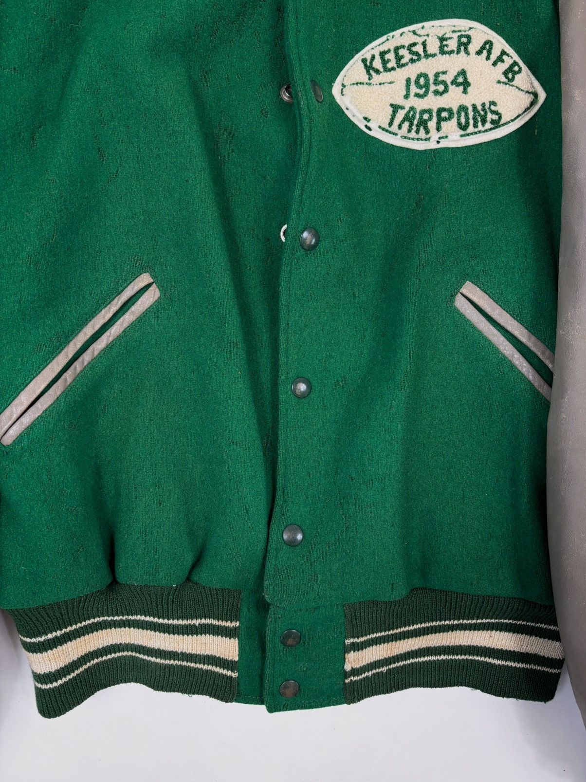 Unsound Rags 1954 Butwin Keesler Varsity Letterman Bomber Jacket Size US L / EU 52-54 / 3 - 3 Thumbnail