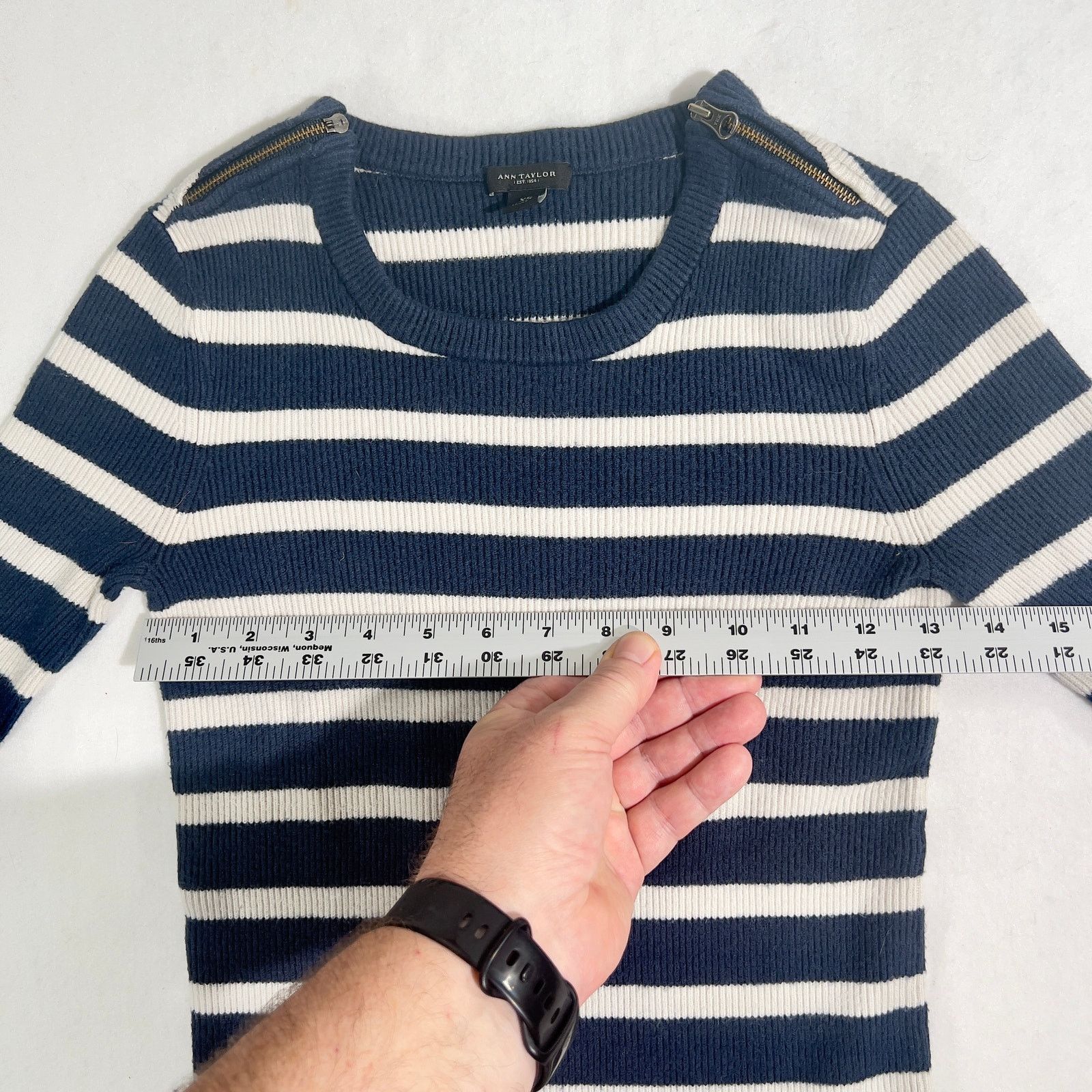 Ann Taylor Ann Taylor Tunic Shirt Woman XS VINTAGE Made in Hong Kong Size XS / US 0-2 / IT 36-38 - 6 Thumbnail