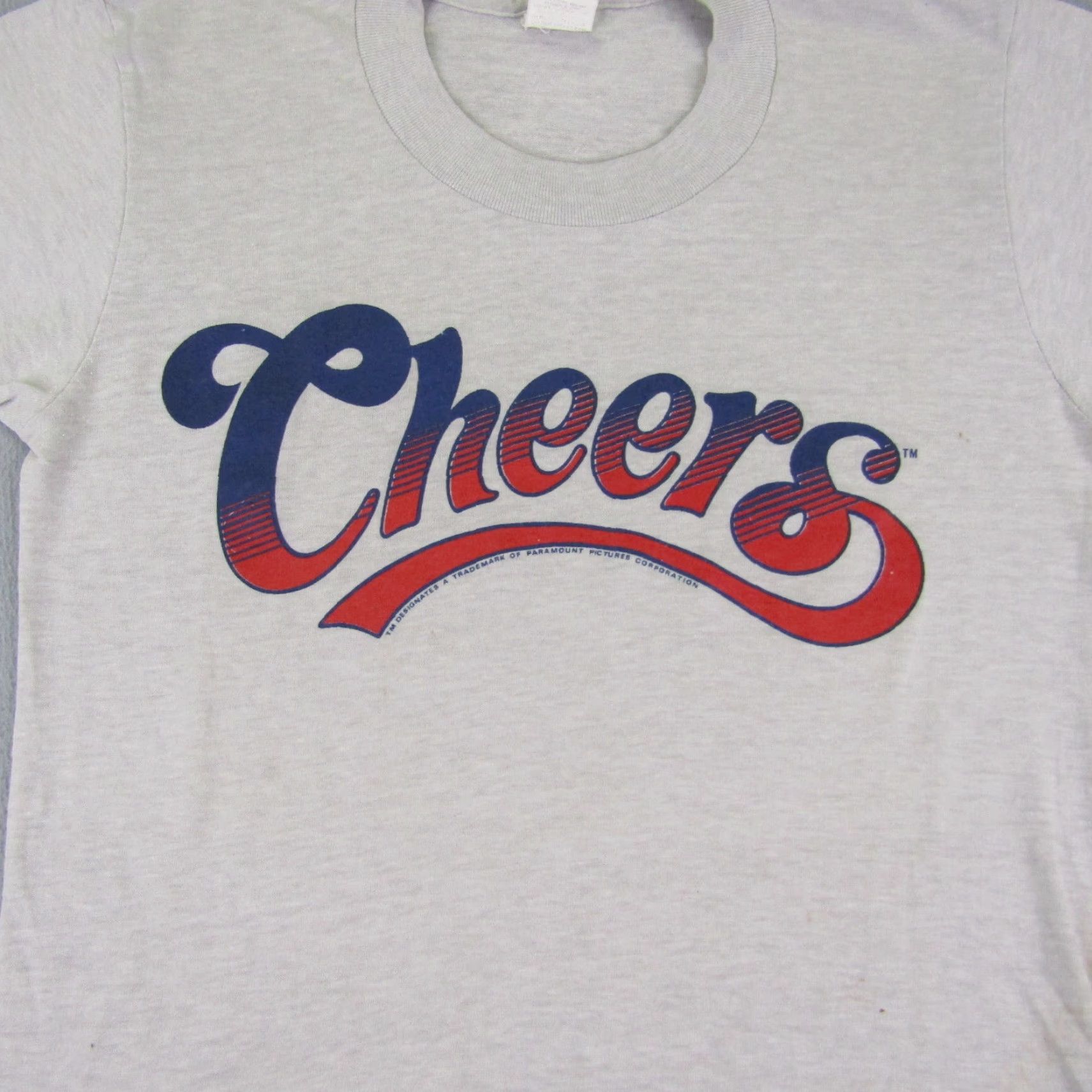 Velva Sheen VINTAGE Velva Sheen Cheers Shirt Mens Small Gray 80s T-Shirt Size US S / EU 44-46 / 1 - 2 Thumbnail