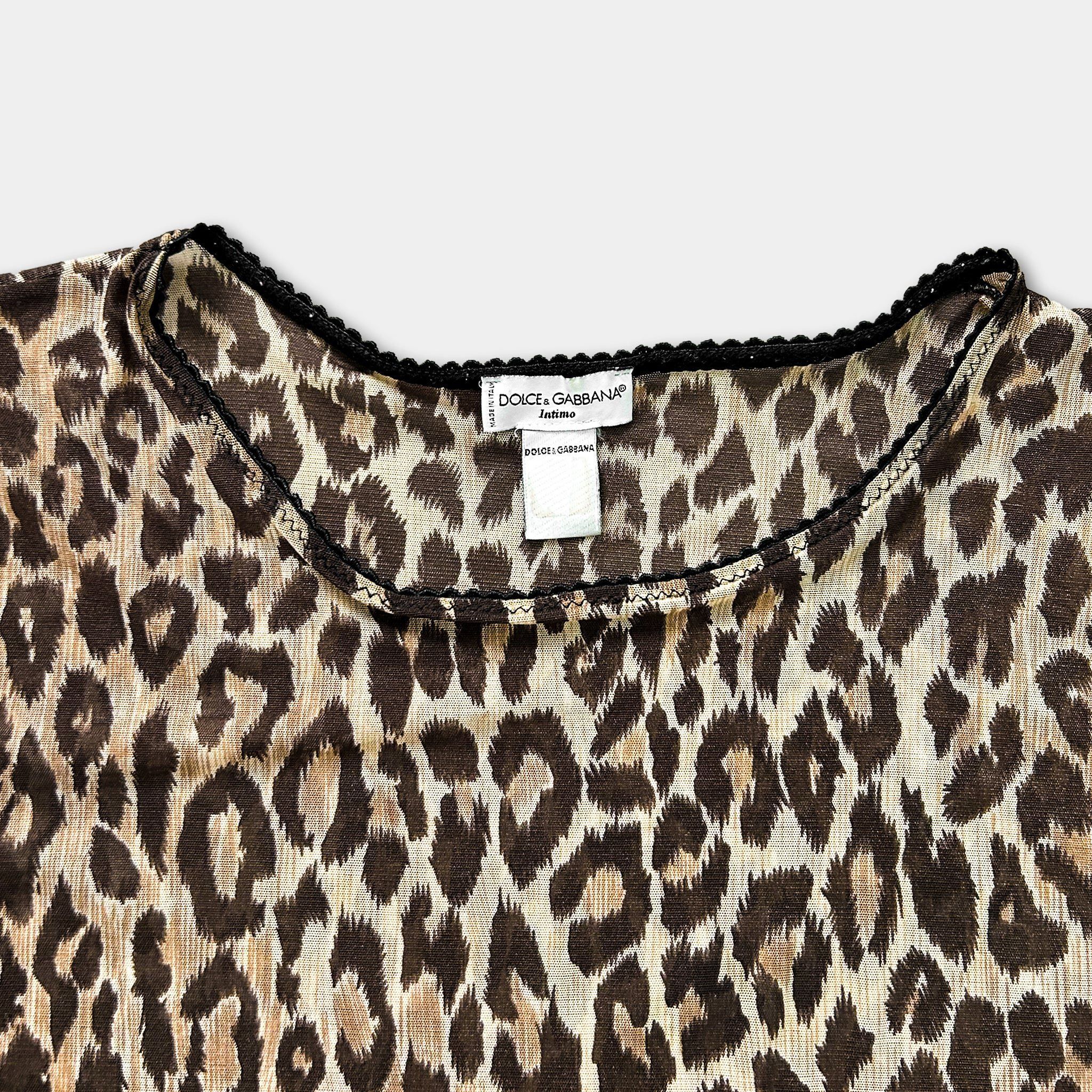 Dolce & Gabbana Dolce & Gabbana Animal Print Tee Size M / US 6-8 / IT 42-44 - 4 Thumbnail