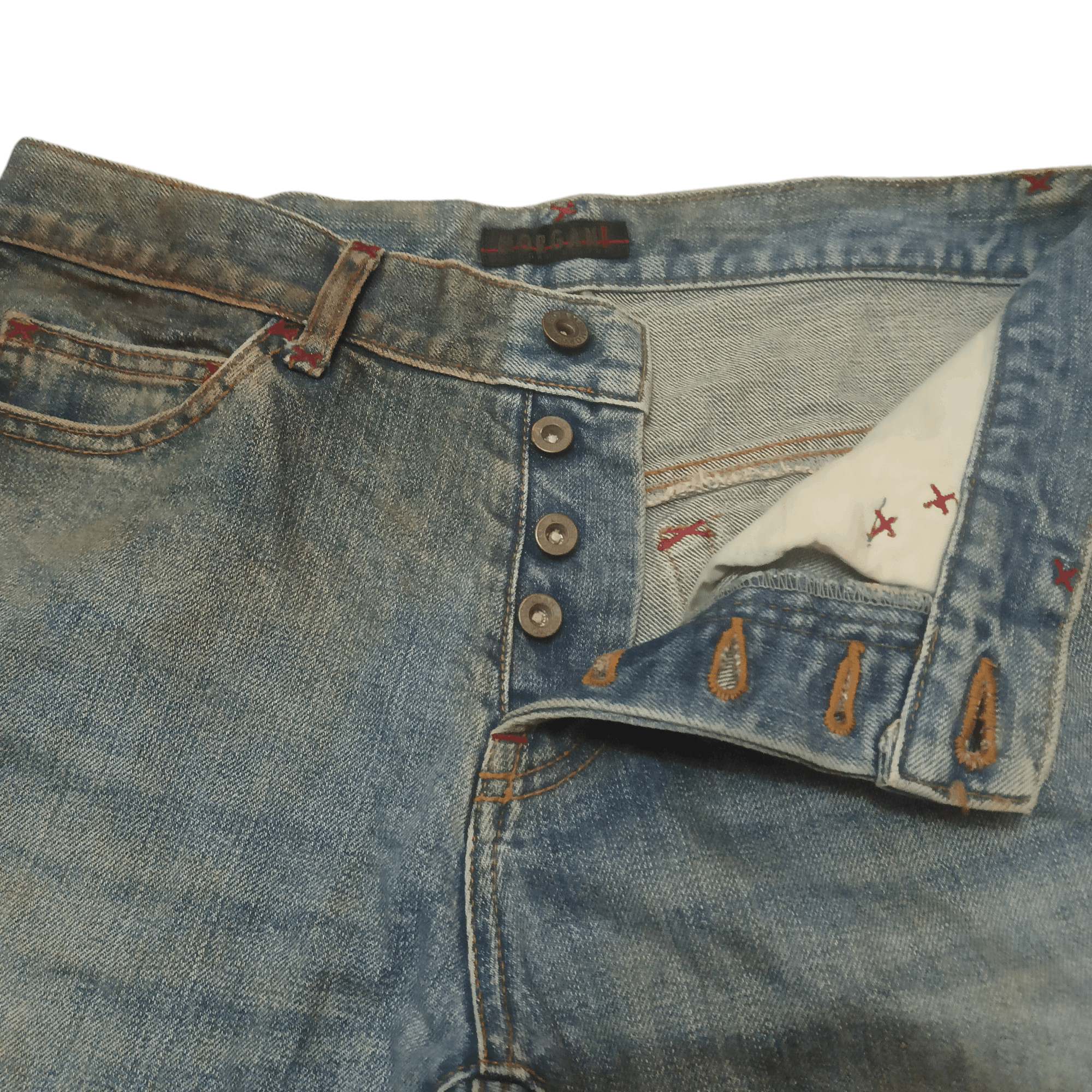 Morgan Homme Japanese Morgan homme distressed jeans Size US 29 - 5 Thumbnail