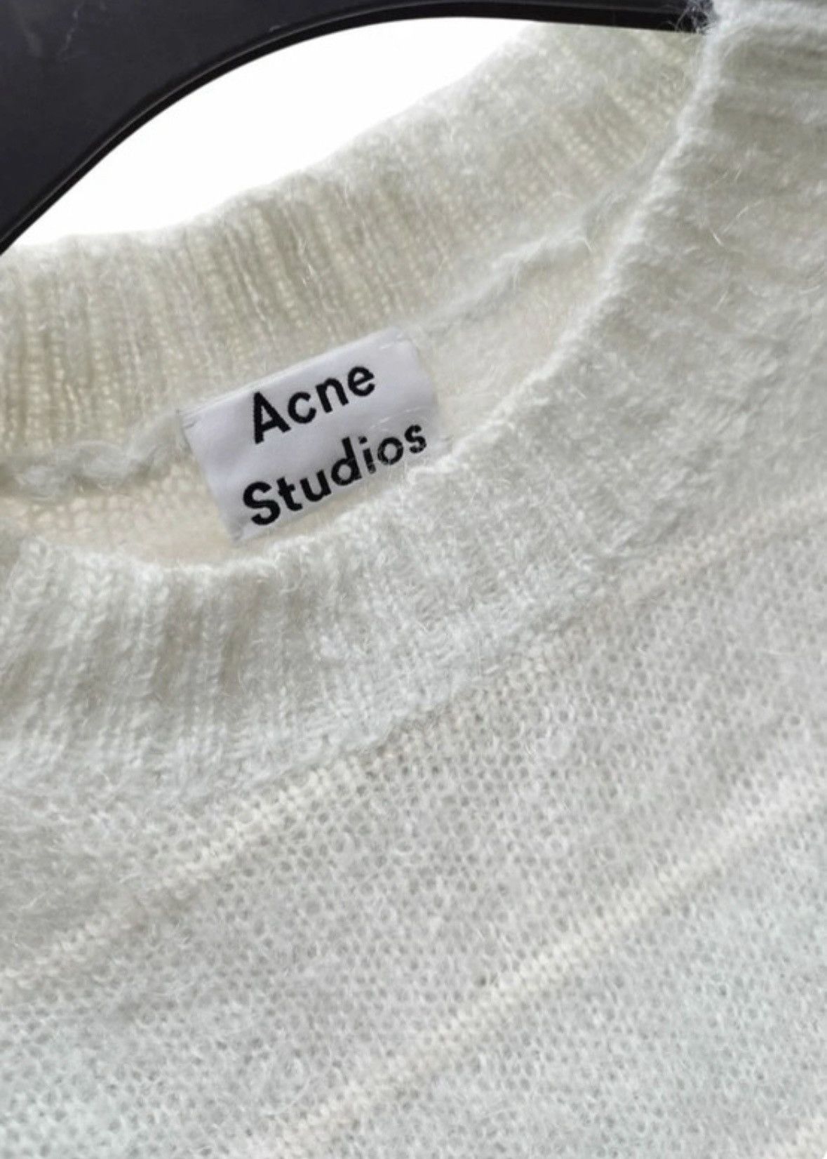 Acne Studios acne studios oversized mohair striped sweater boxy knit Size US S / EU 44-46 / 1 - 3 Thumbnail