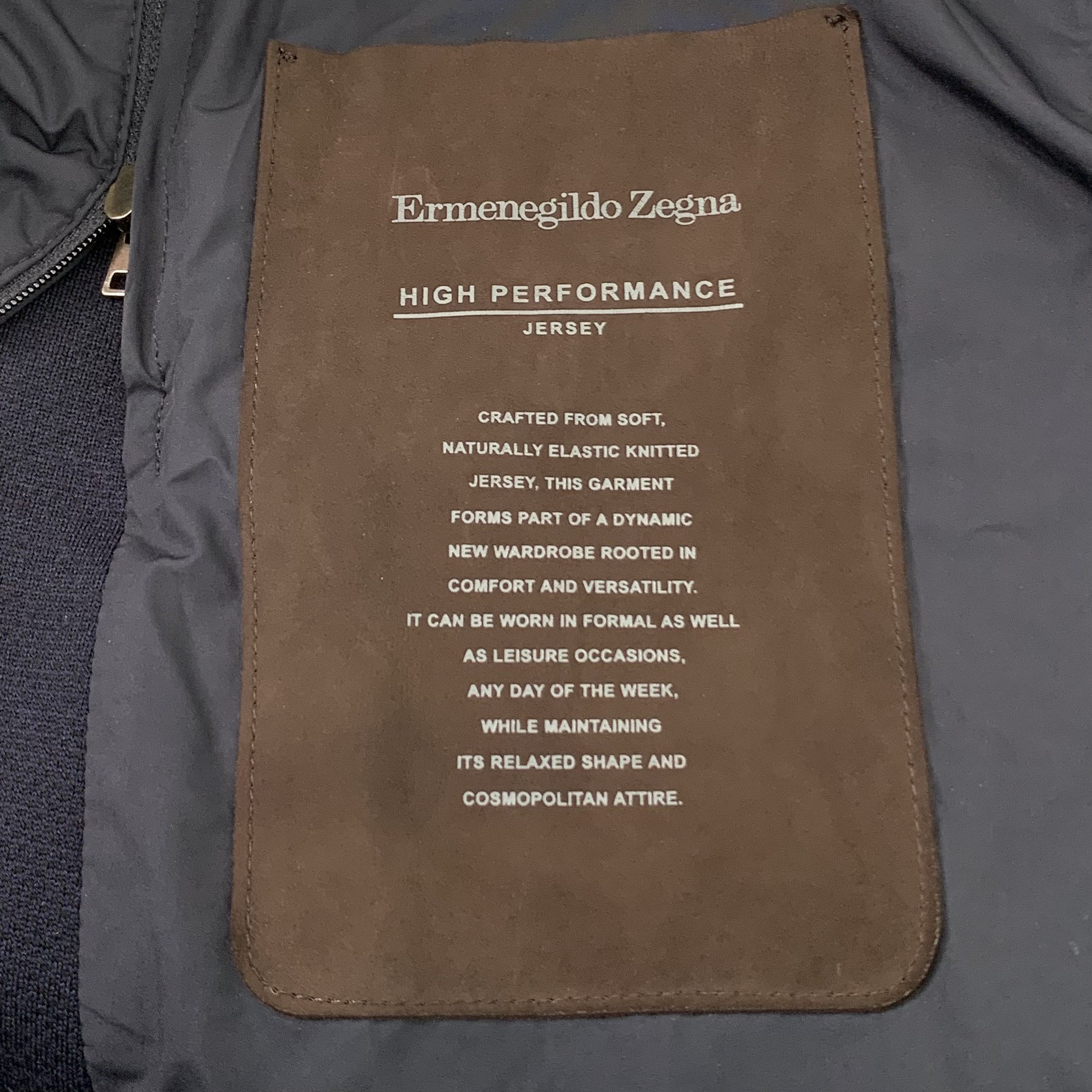 Ermenegildo Zegna Zegna Navy Wool Knit Blazer (Size L) Size 50L - 3 Thumbnail