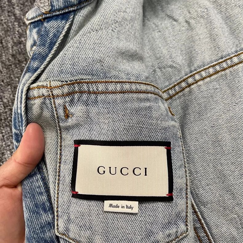 Gucci Gucci Size 36 Size 36 denim embroidered tiger little bee ja Size US XS / EU 42 / 0 - 3 Thumbnail