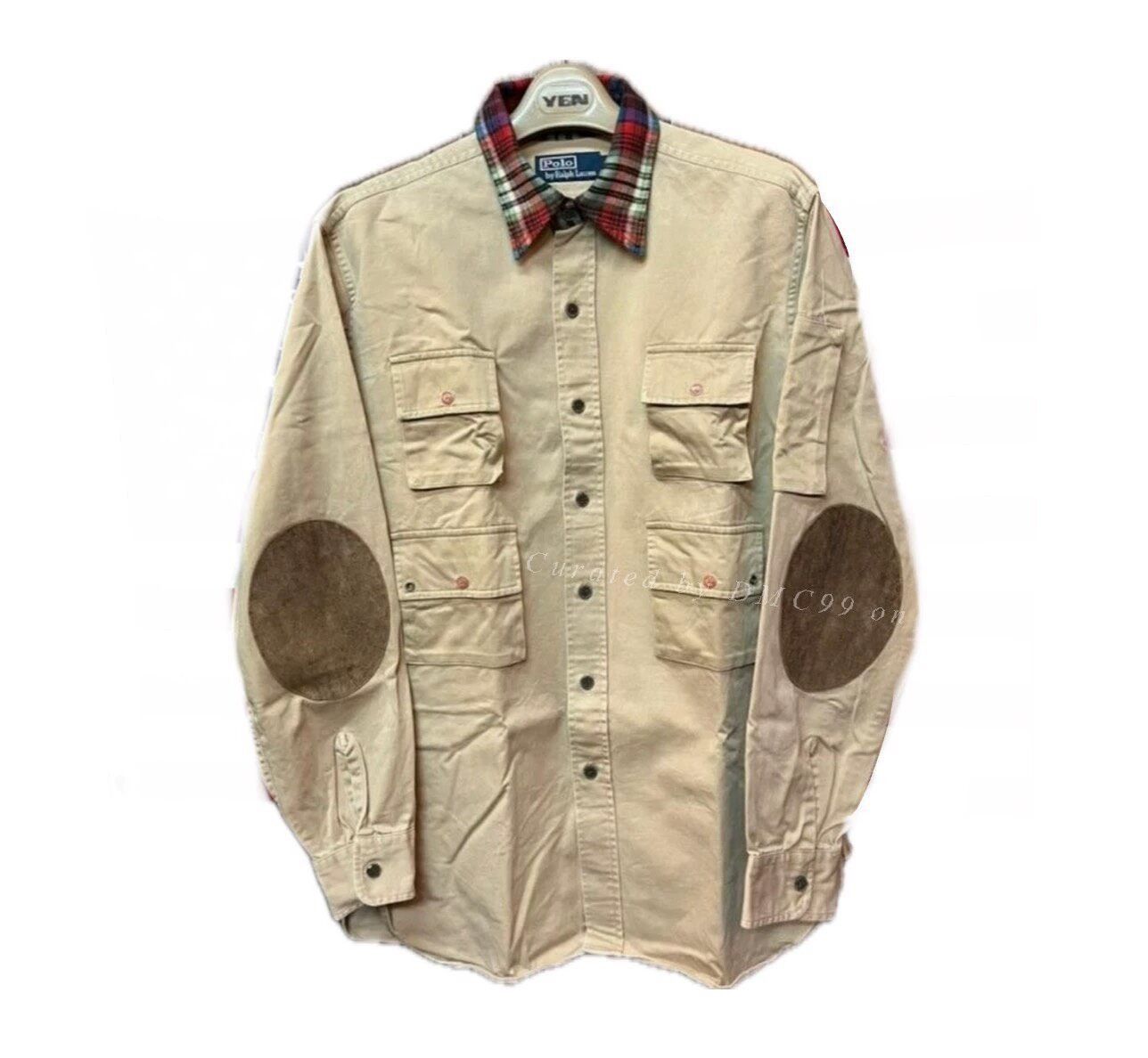 Ralph Lauren Vintage Polo Ralph Lauren Brown Work Shirt-Jacket Size US M / EU 48-50 / 2 - 1 Thumbnail