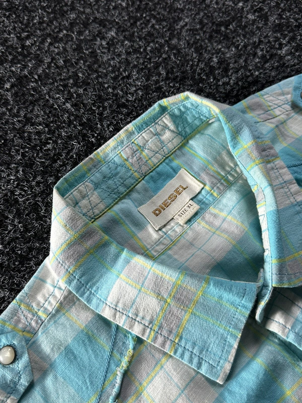 Diesel × Vintage VNTG Diesel Avant-garde Shirt 90s very rare Streetwear Size US XL / EU 56 / 4 - 5 Thumbnail