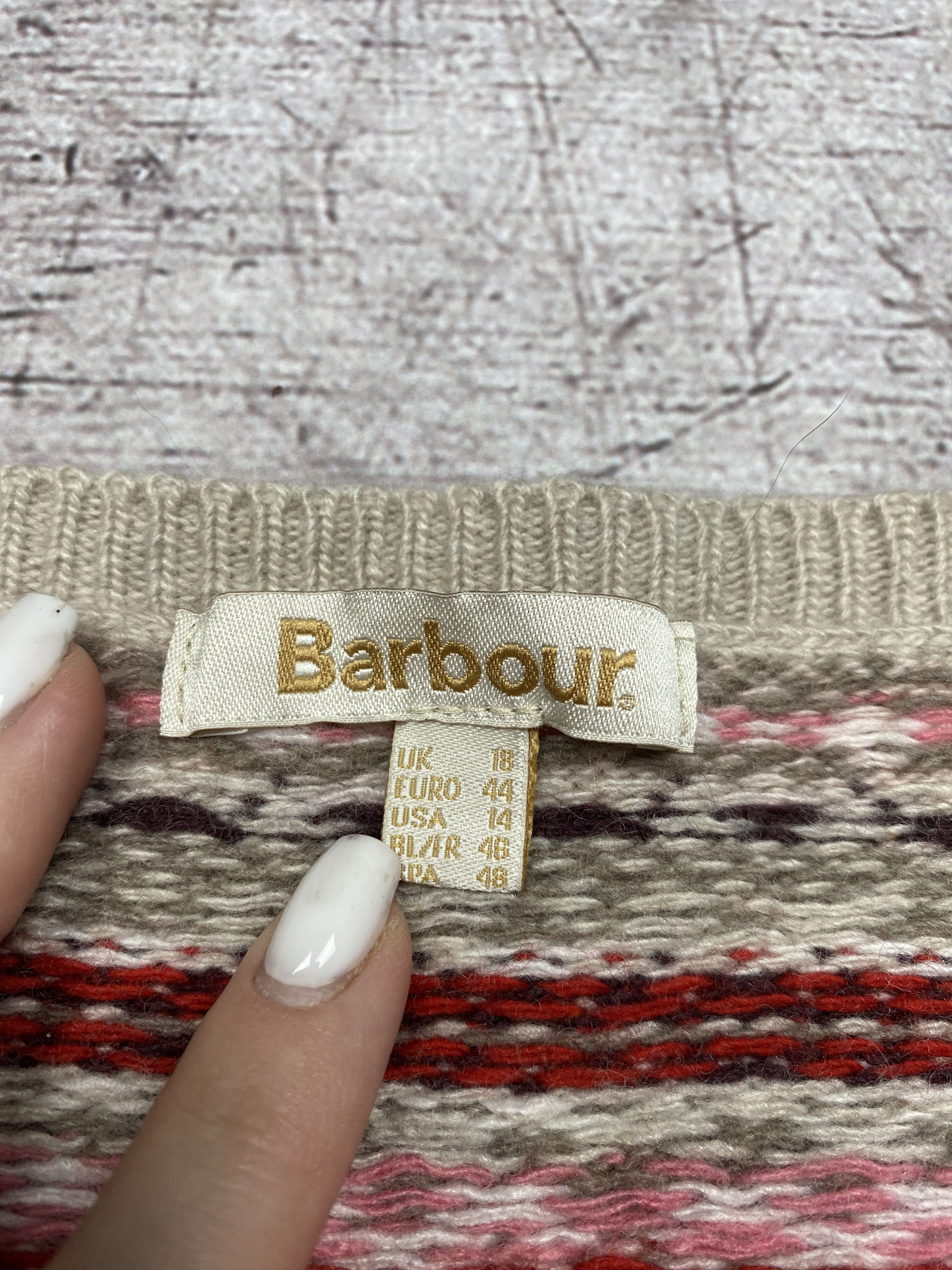Barbour Barbour Vintage Womens Wool Knit Sweater Size XL / US 12-14 / IT 48-50 - 5 Thumbnail