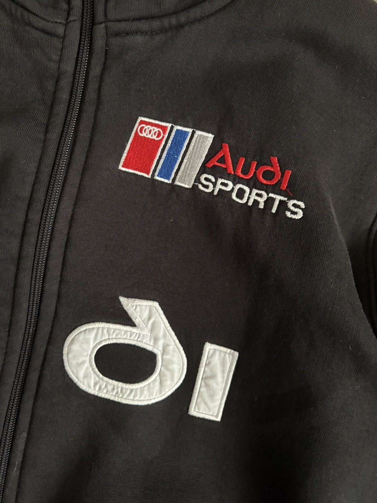 Audi × Vintage Vintage Distressed Audi Racing Zip Up Sweatshirt Zipper Size US S / EU 44-46 / 1 - 4 Thumbnail