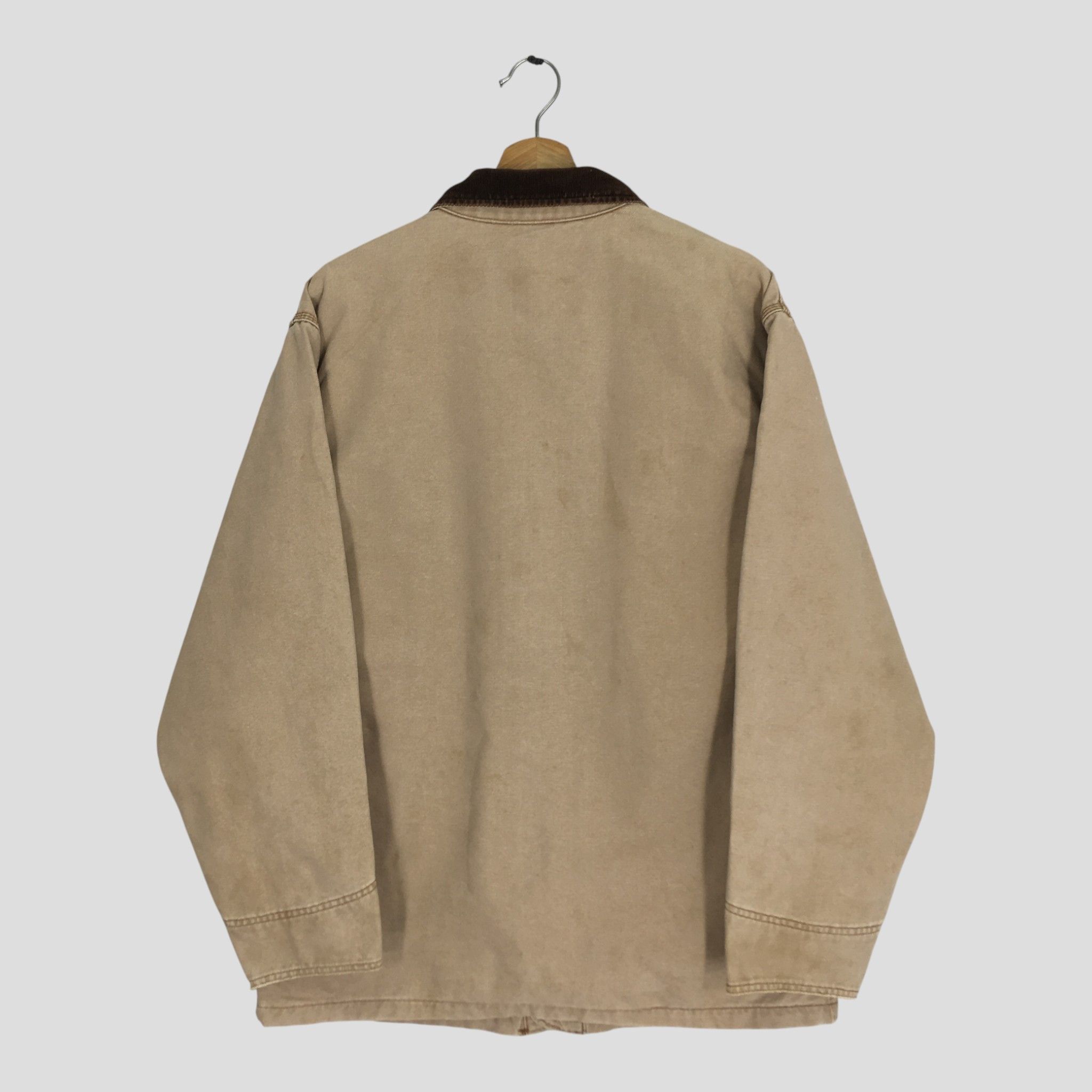 Lee Vintage 90's Lee Hunting Brown Duck Chore Jacket Size US XL / EU 56 / 4 - 4 Thumbnail