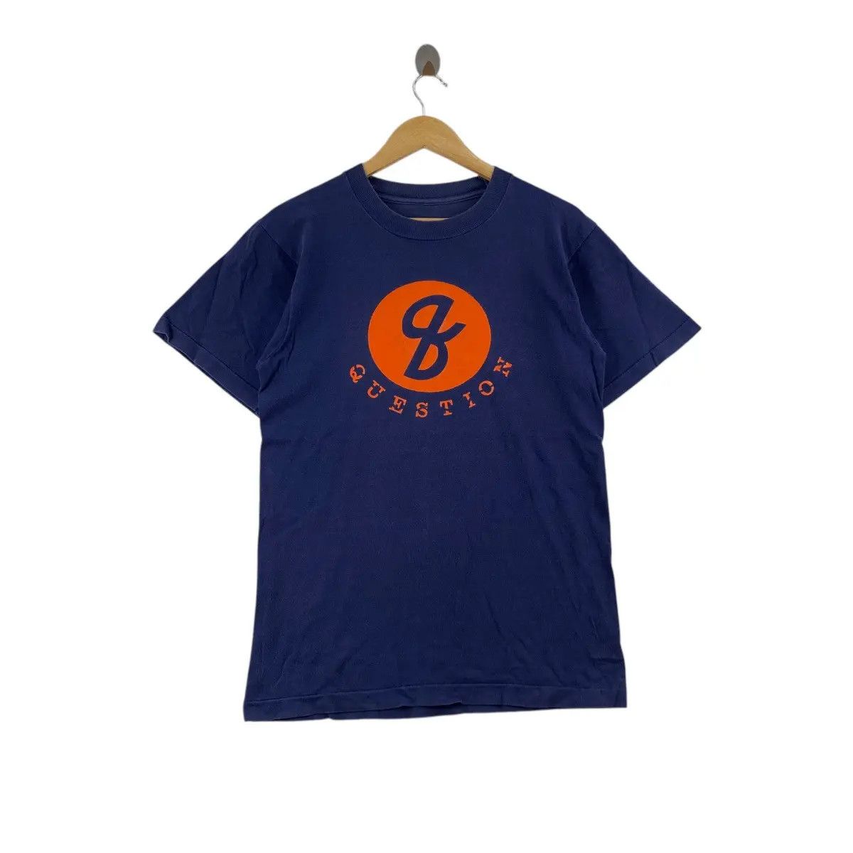 Vintage Vintage 90’ QUESTION BANANATEX Skate Tee Shirt Top Size US S / EU 44-46 / 1 - 1 Thumbnail