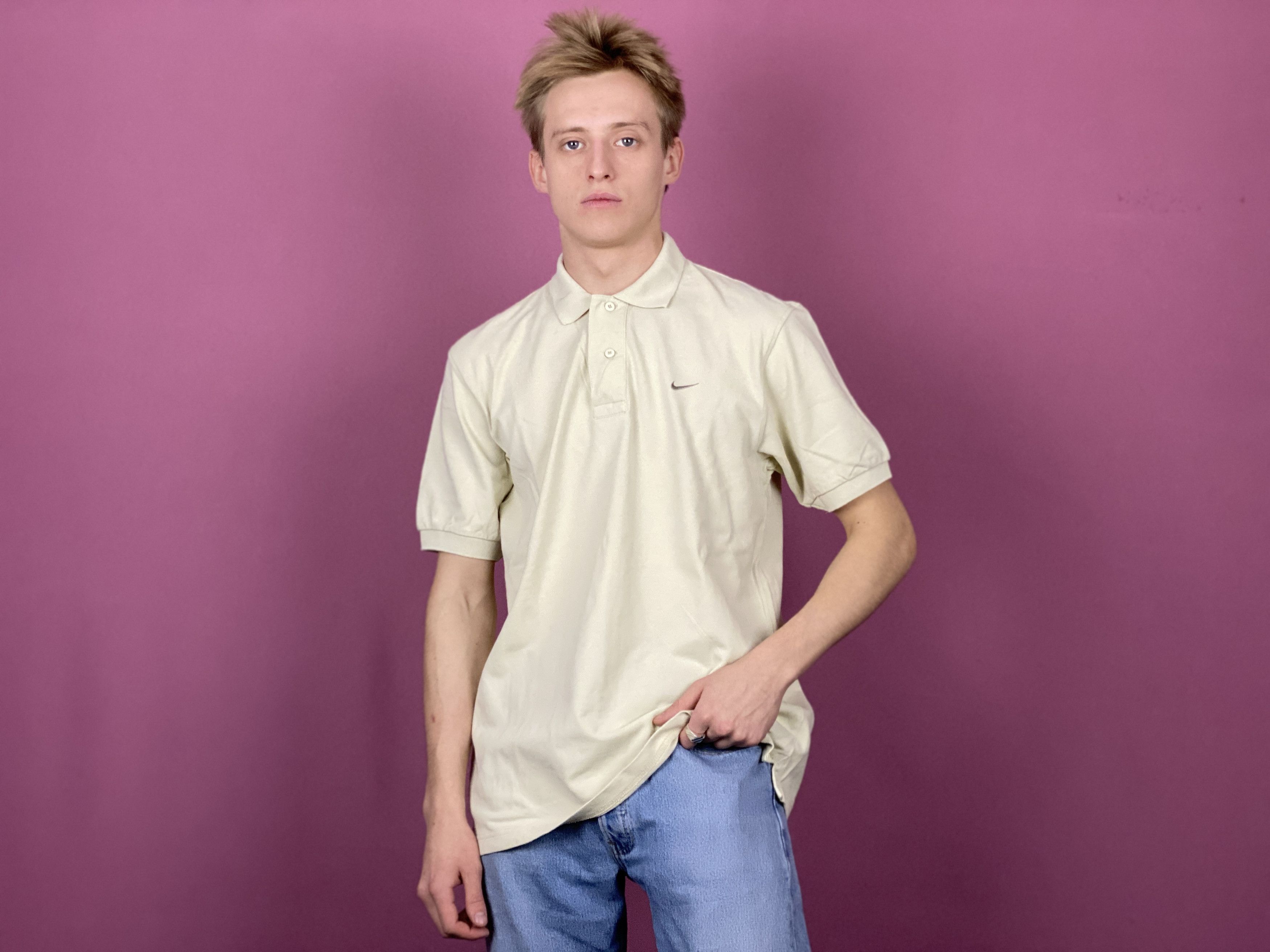 Nike × Vintage Nike Vintage Men's Polo Shirt - M Size US M / EU 48-50 / 2 - 5 Thumbnail