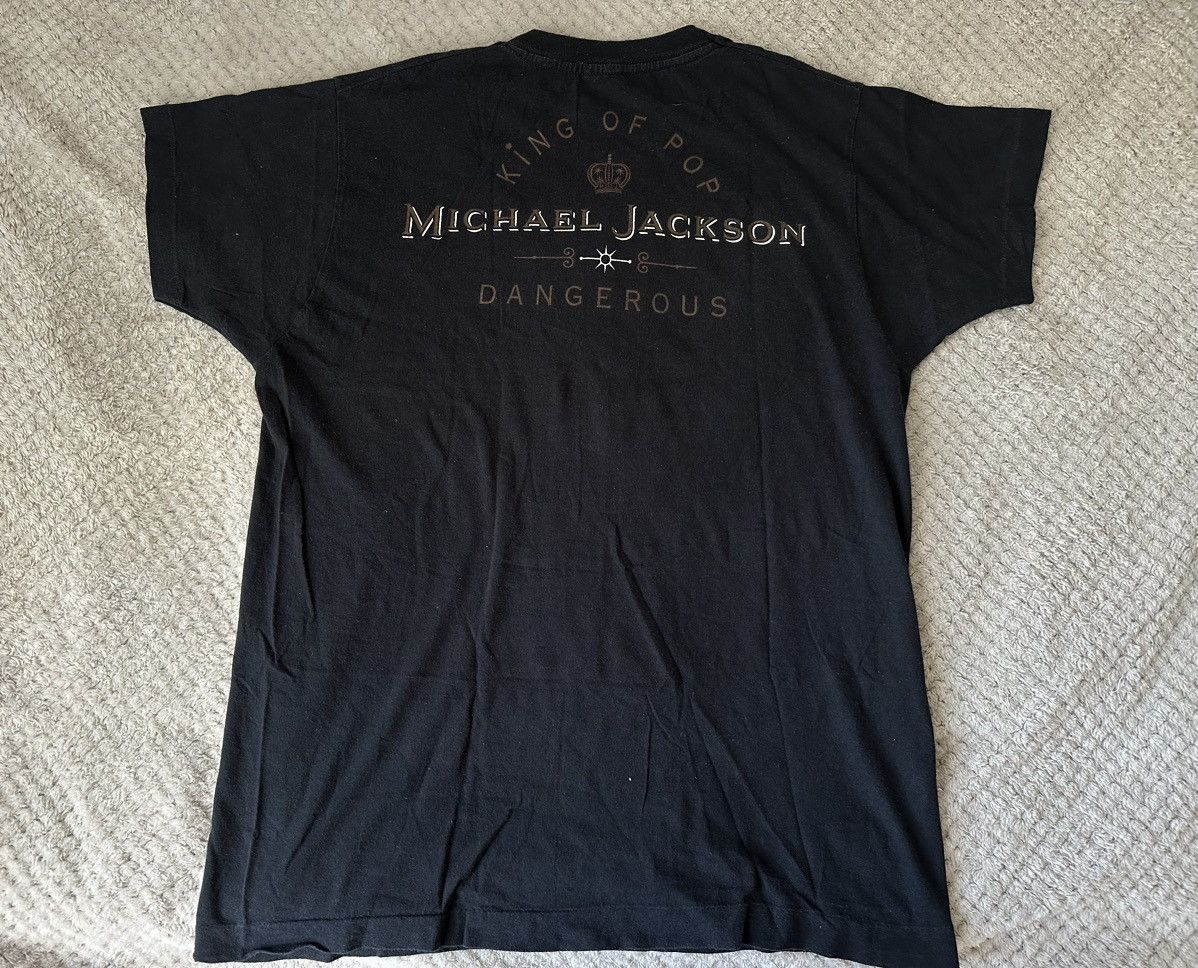Michael Jackson × Vintage Michael Jackson 1992 Dangerous Tour Tee TRIUMPH Rare Vintage Size US L / EU 52-54 / 3 - 5 Thumbnail